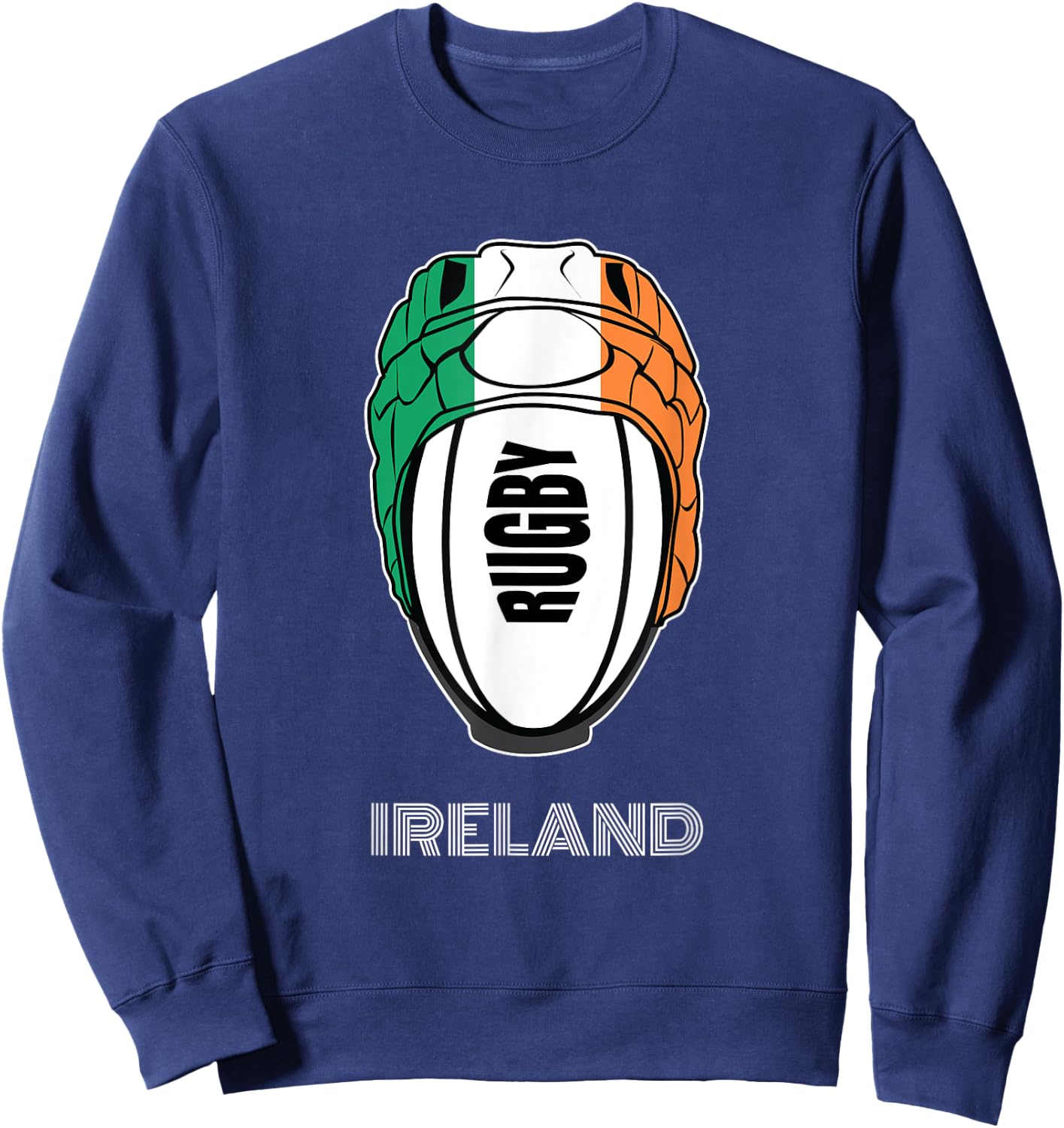 Ireland Rugby Union Jersey Supporters Kit Irish Rugby Fans Sweatshirt - Sweatshirt | Navy