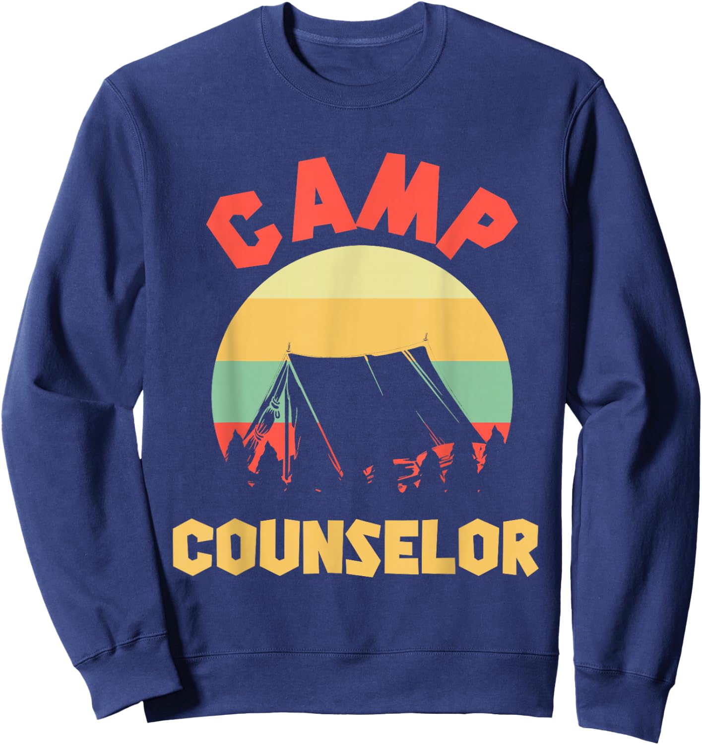 Summer Camp Counselor Director Camper Sweatshirt - Sweatshirt | Navy