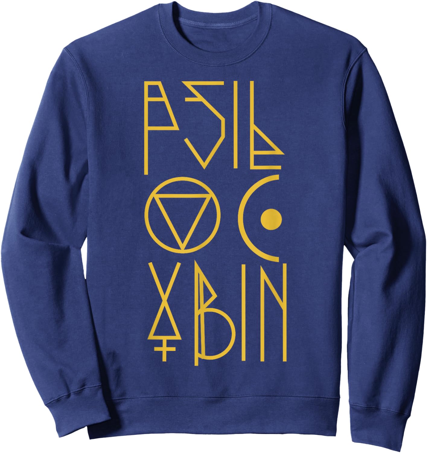 Psychedelic Space Astronaut Psilocybin Molecule Gift Sweatshirt - Sweatshirt | Navy