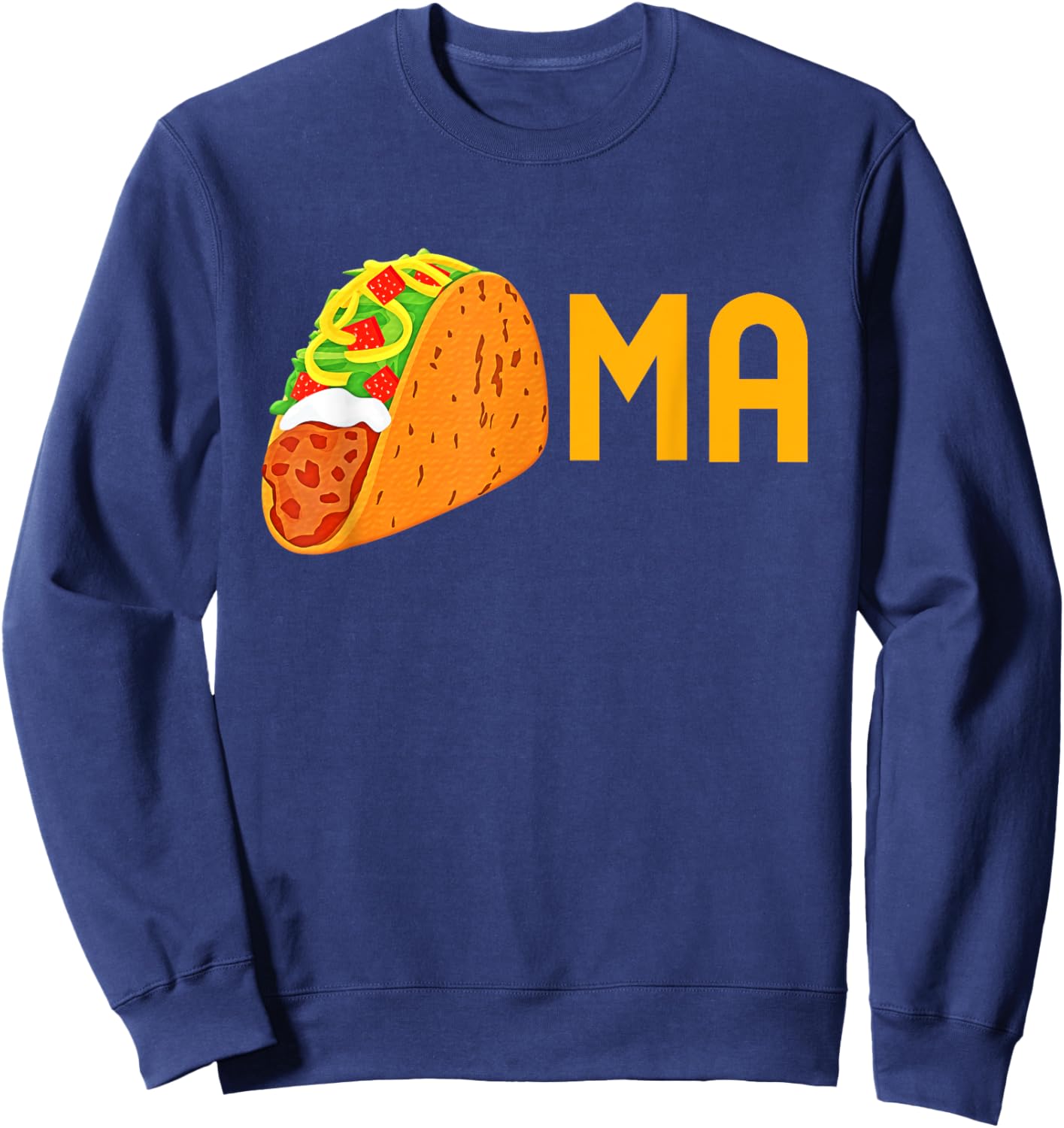 Funny Taco Tacoma Washington Souvenir Sweatshirt - Sweatshirt | Navy