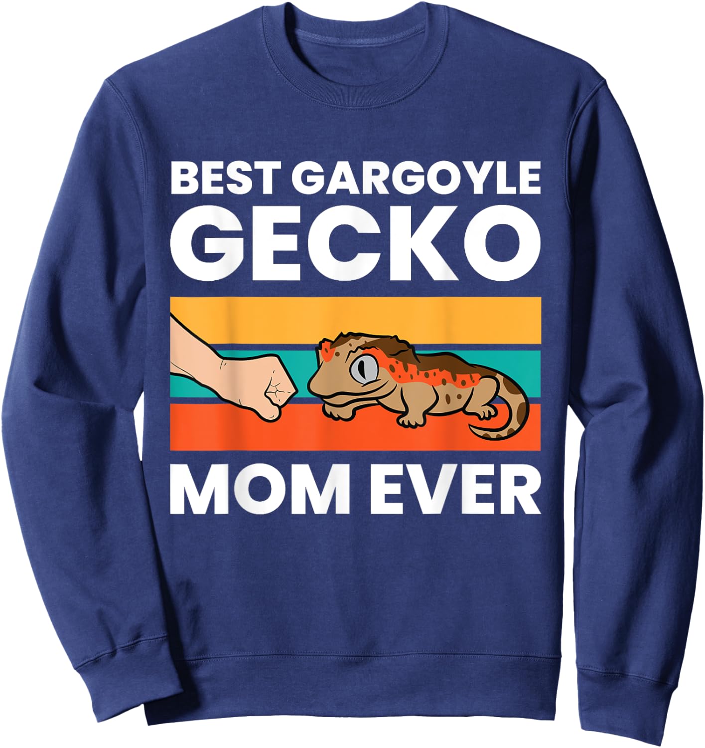 Best Gargoyle Gecko Mom Ever Sweatshirt - Sweatshirt | Navy