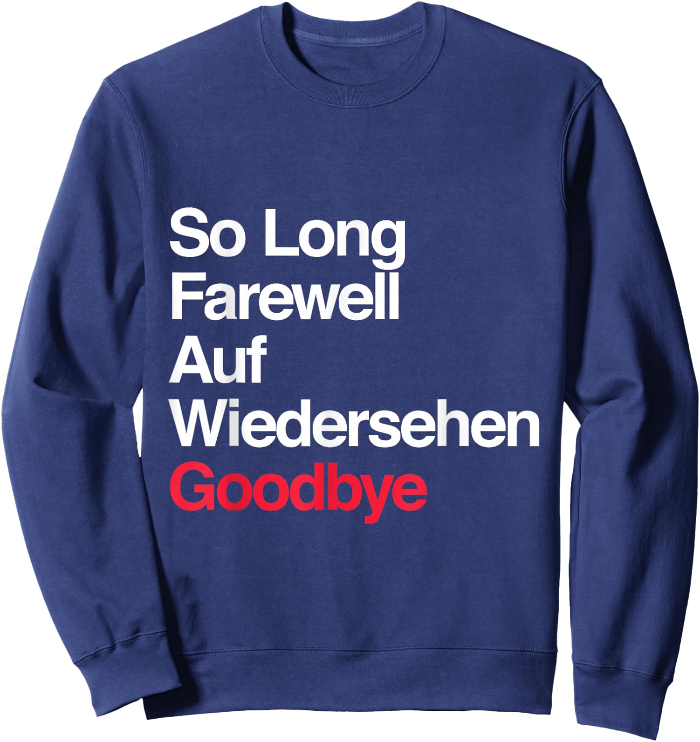 The Sound of Music - "So Long, Farewell" Sweatshirt - Sweatshirt | Navy
