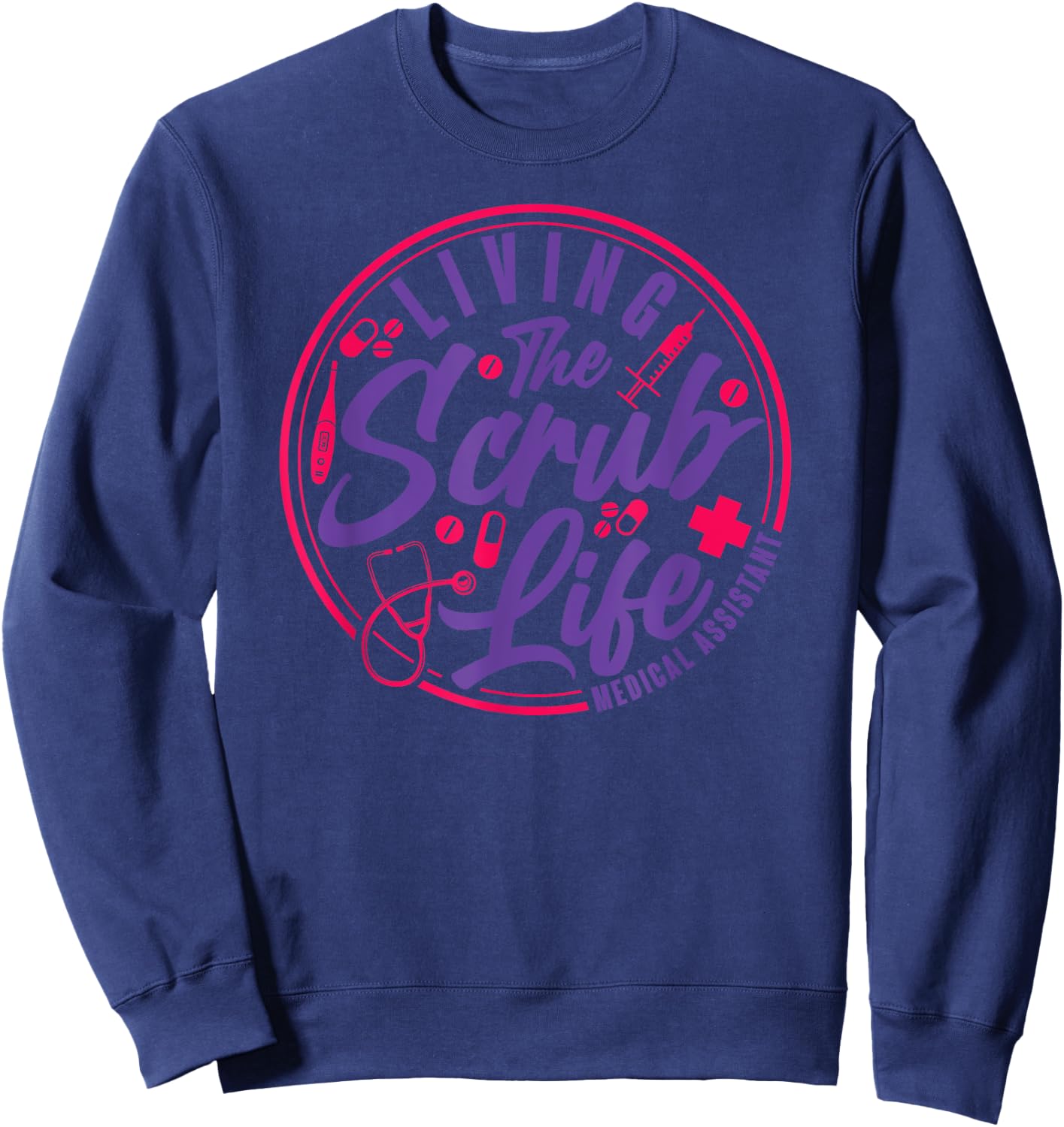 Certified Medical Assistant CMA Sweatshirt - Sweatshirt | Navy