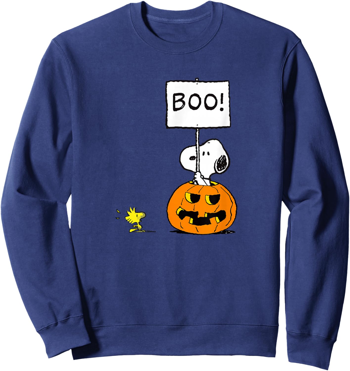 Peanuts - Halloween Snoopy Boo! Sweatshirt - Sweatshirt | Navy