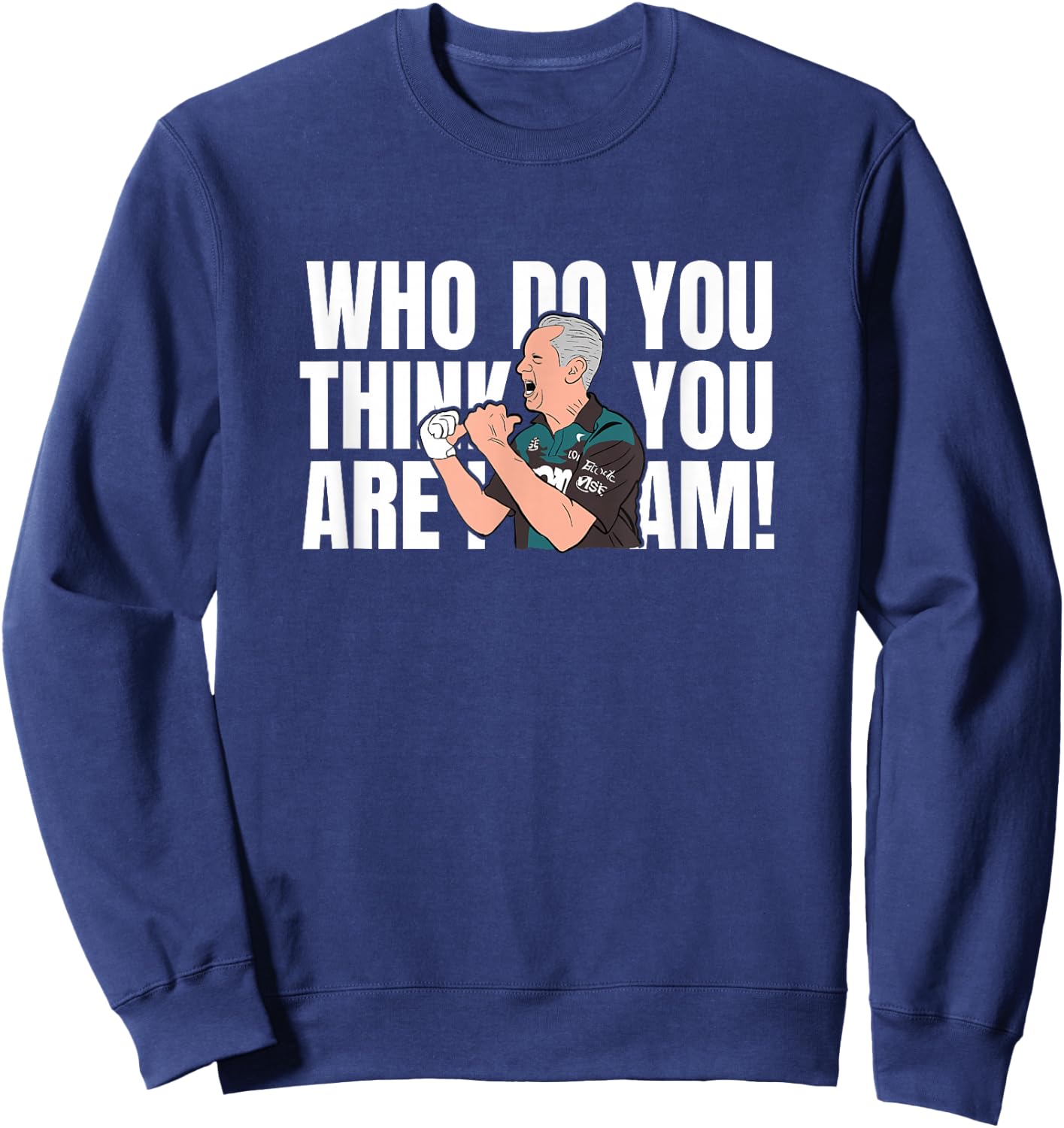Barely Funny Men's Black Bowling , Small Sweatshirt - Sweatshirt | Navy