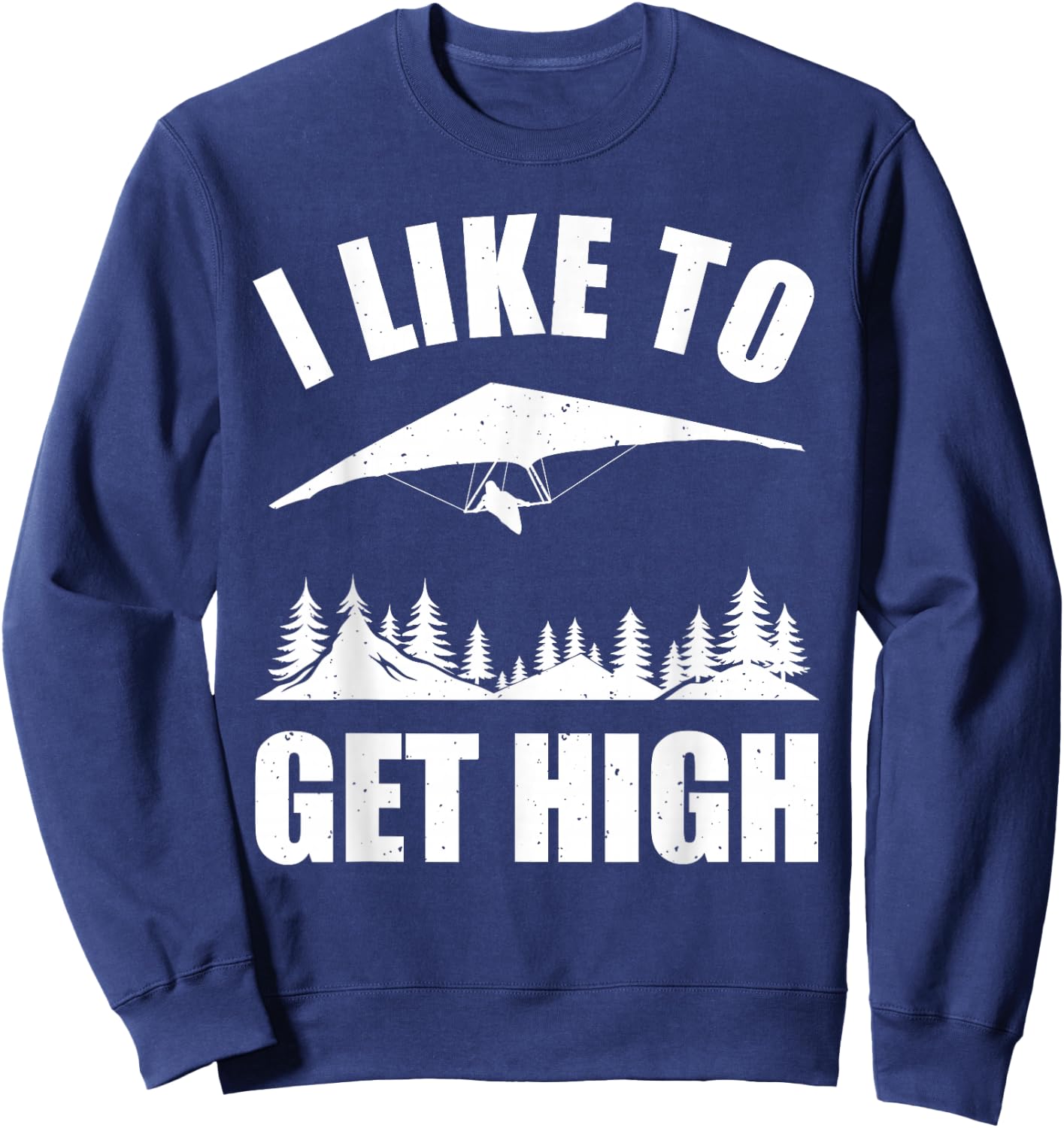 Cool Hang Glider Art Women Hang Glide Hang Gliding Sweatshirt - Sweatshirt | Navy