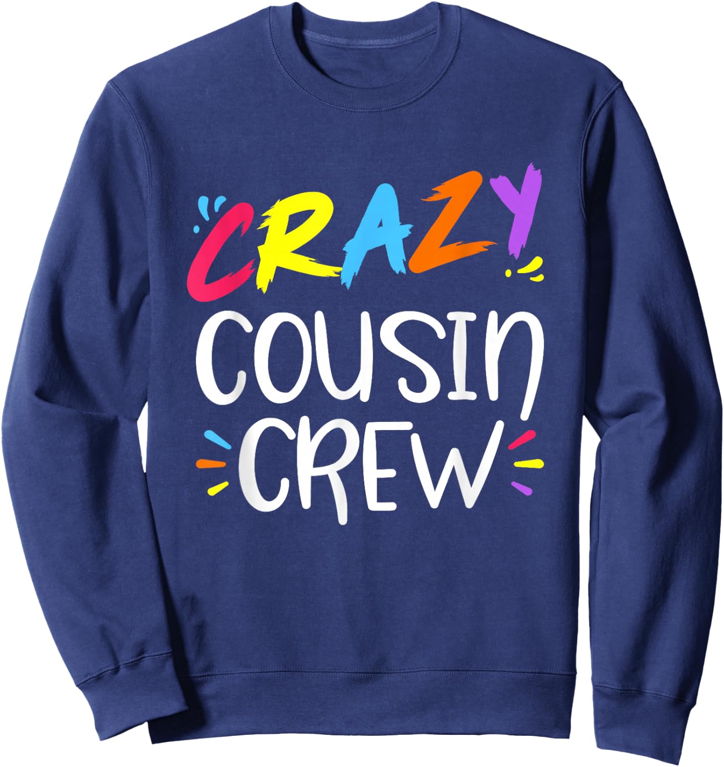 Crazy Cousin Crew Sweatshirt - Sweatshirt | Navy