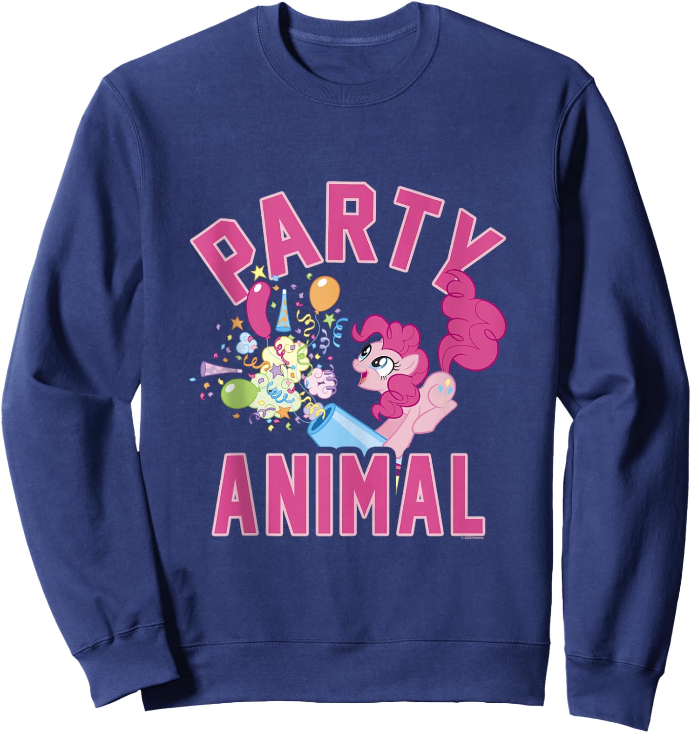 My Little Pony: Friendship Is Magic Pinkie Pie Party Animal Sweatshirt - Sweatshirt | Navy