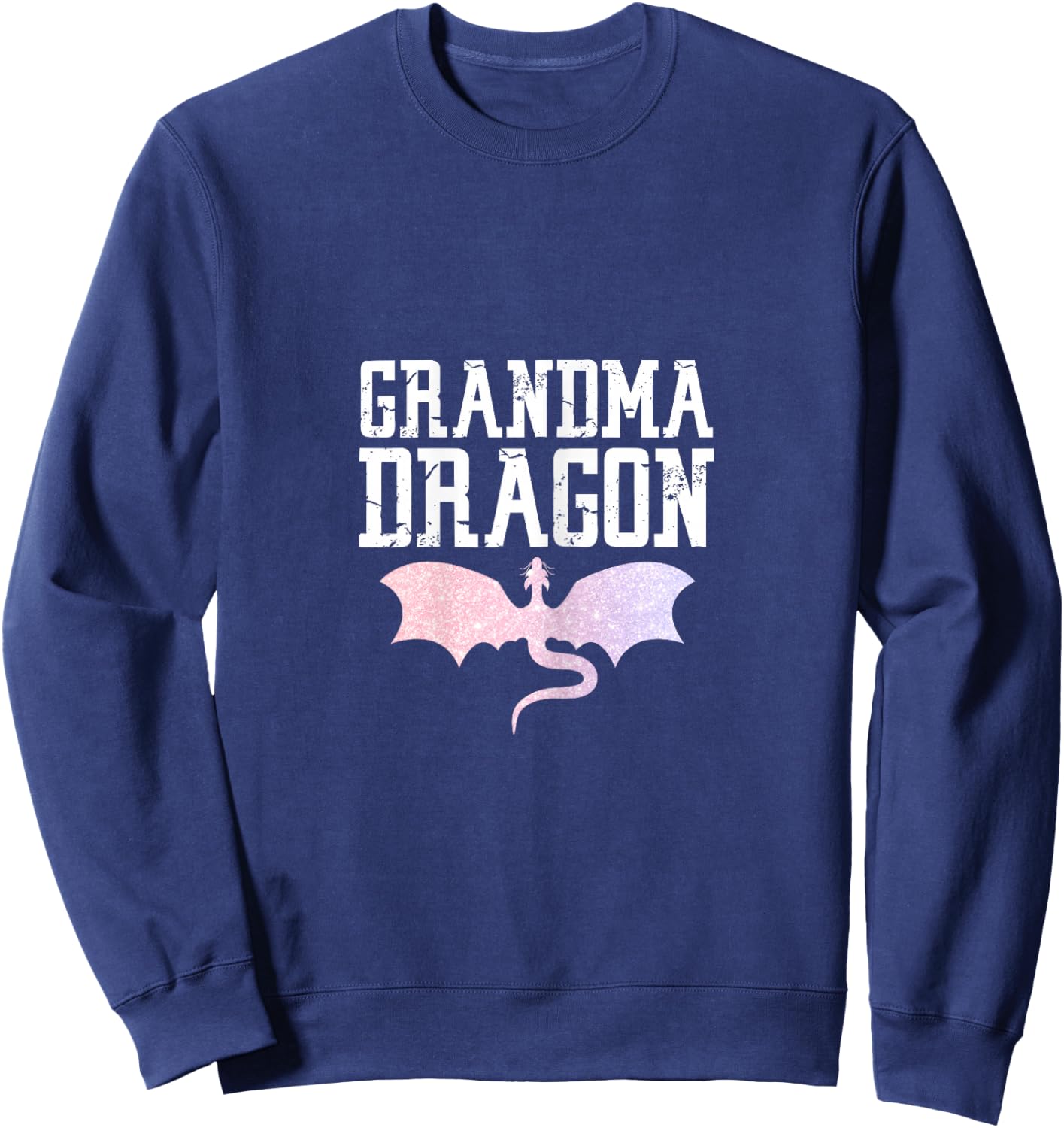 Grandma Dragon Grandmother Dragons Lover Mother's Day Sweatshirt - Sweatshirt | Navy