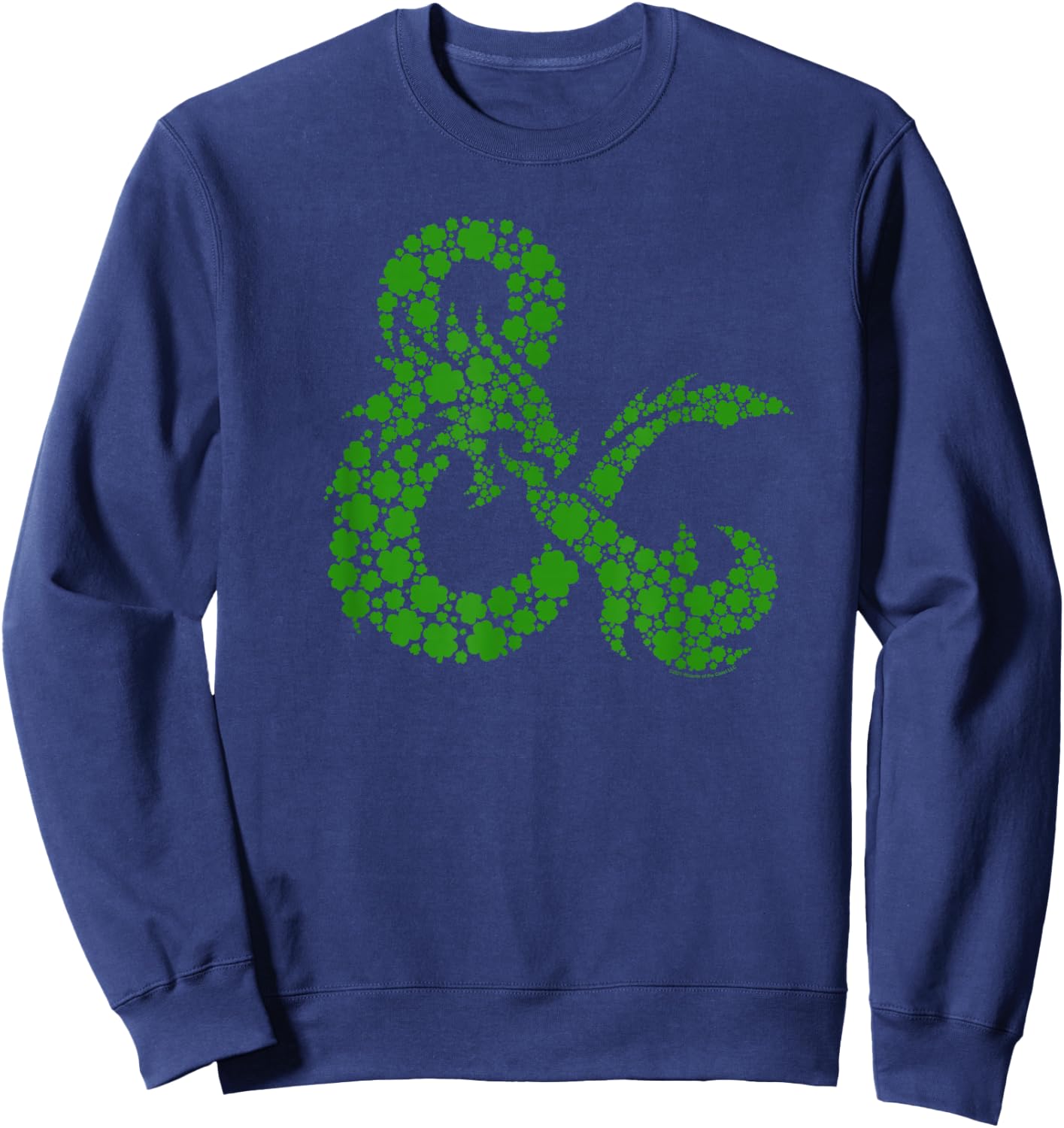 Dungeons & Dragons Lucky St. Patrick's Day Logo Sweatshirt - Sweatshirt | Navy