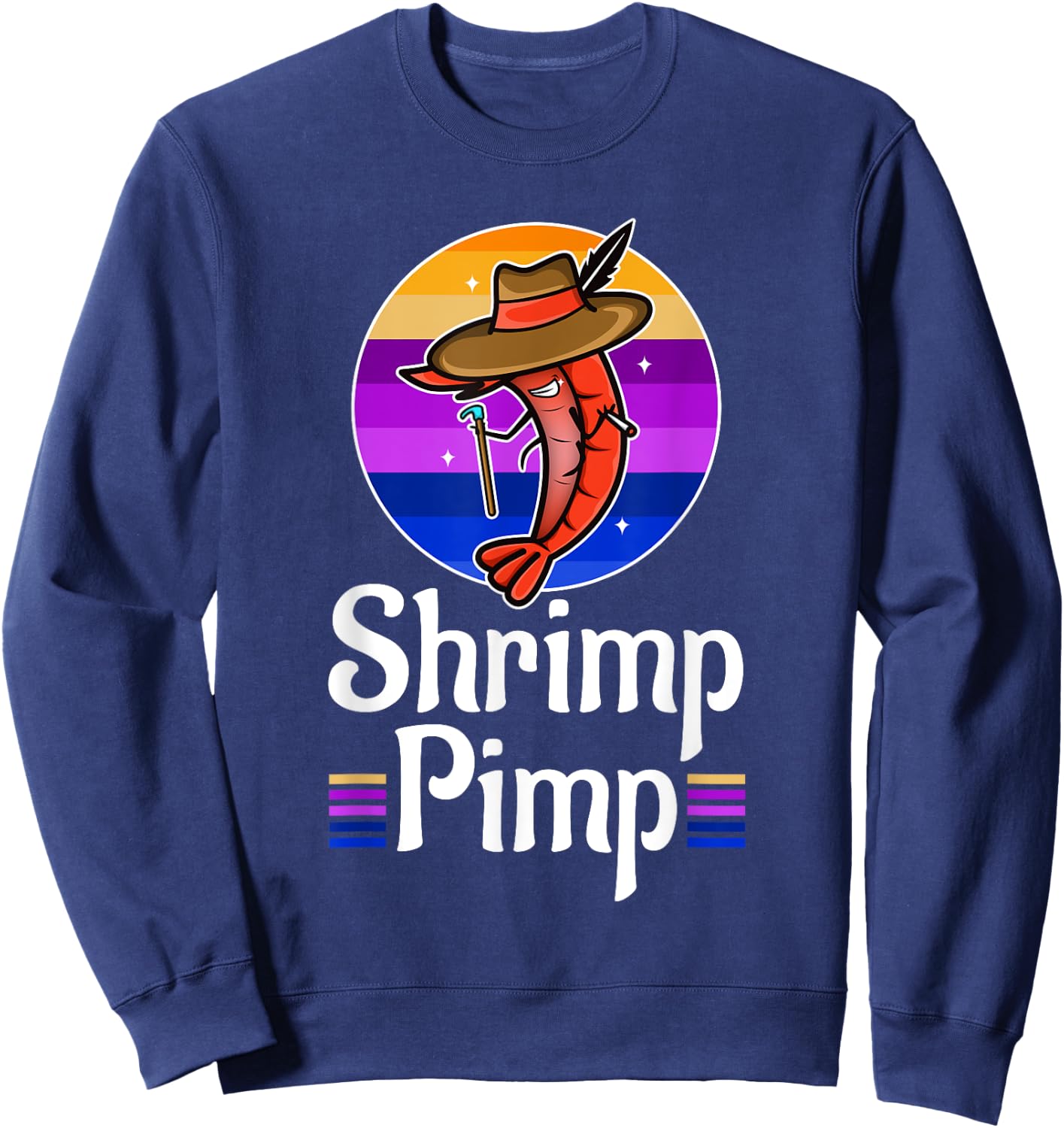 Shrimp Pimp Sweatshirt - Sweatshirt | Navy