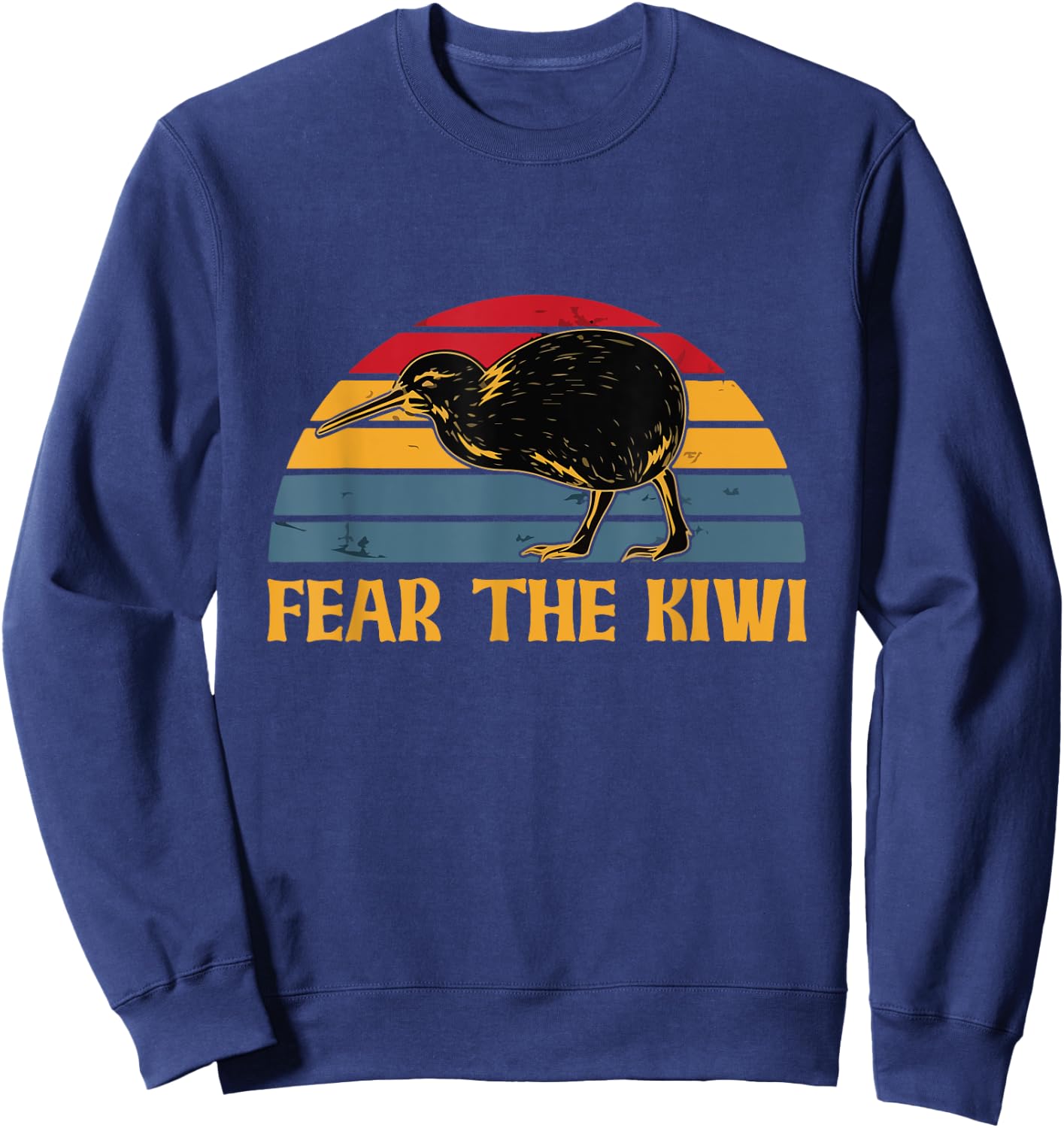 Fear the kiwi Design for a Kiwi Birdwatcher Sweatshirt - Sweatshirt | Navy