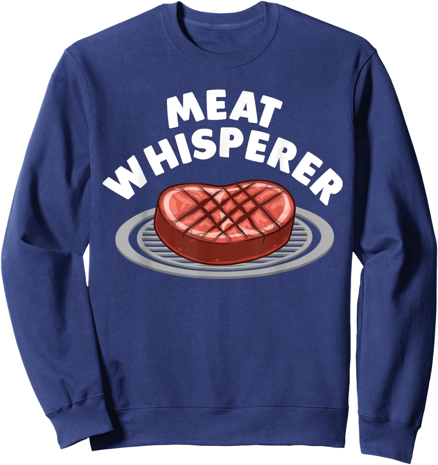 Cool Meat Cutter Women Meat Chef Griller BBQ Lover Sweatshirt - Sweatshirt | Navy