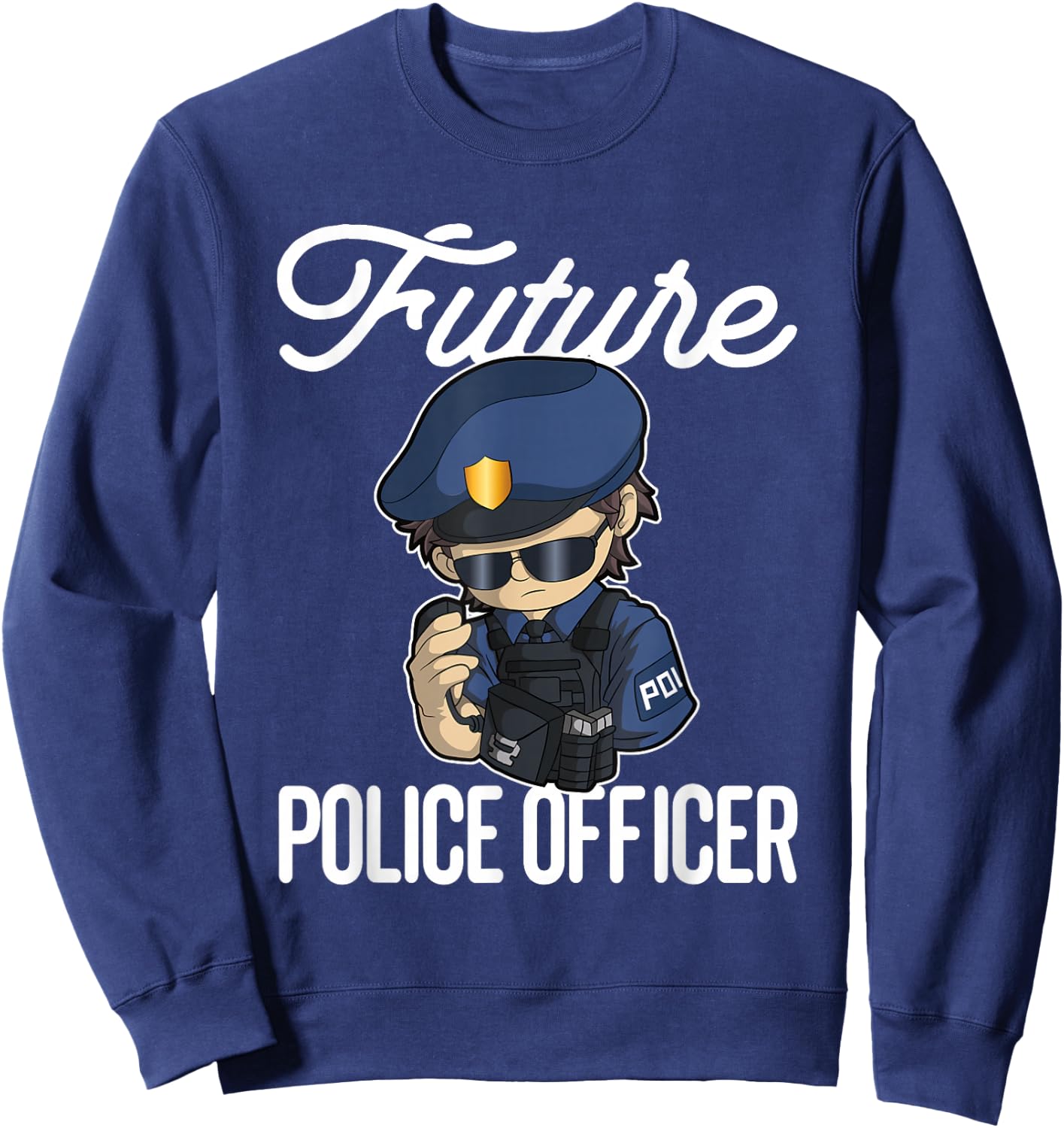 Future Police Officer Boy Sweatshirt - Sweatshirt | Navy