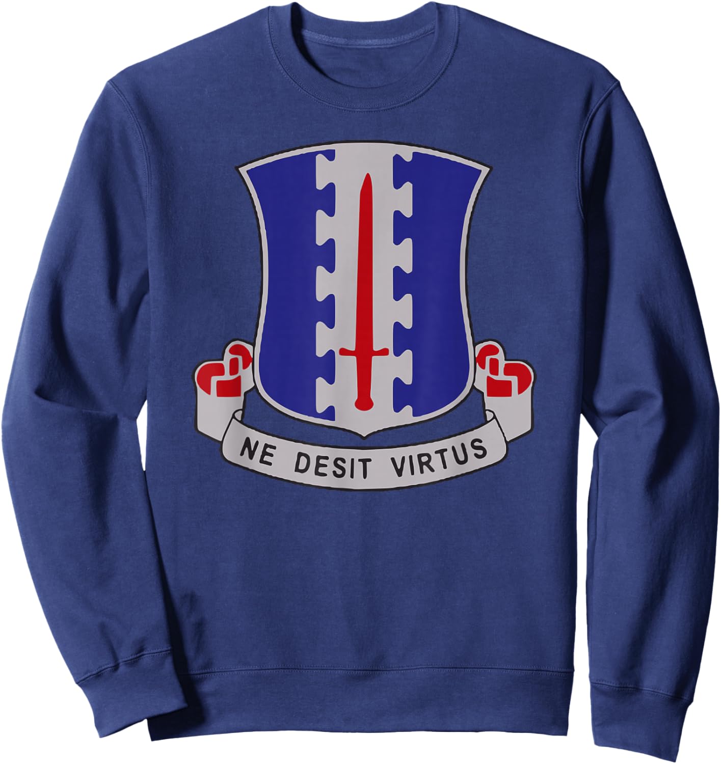 101st Airborne - 187th Regiment DUI - Rakkasans Crest Sweatshirt - Sweatshirt | Navy