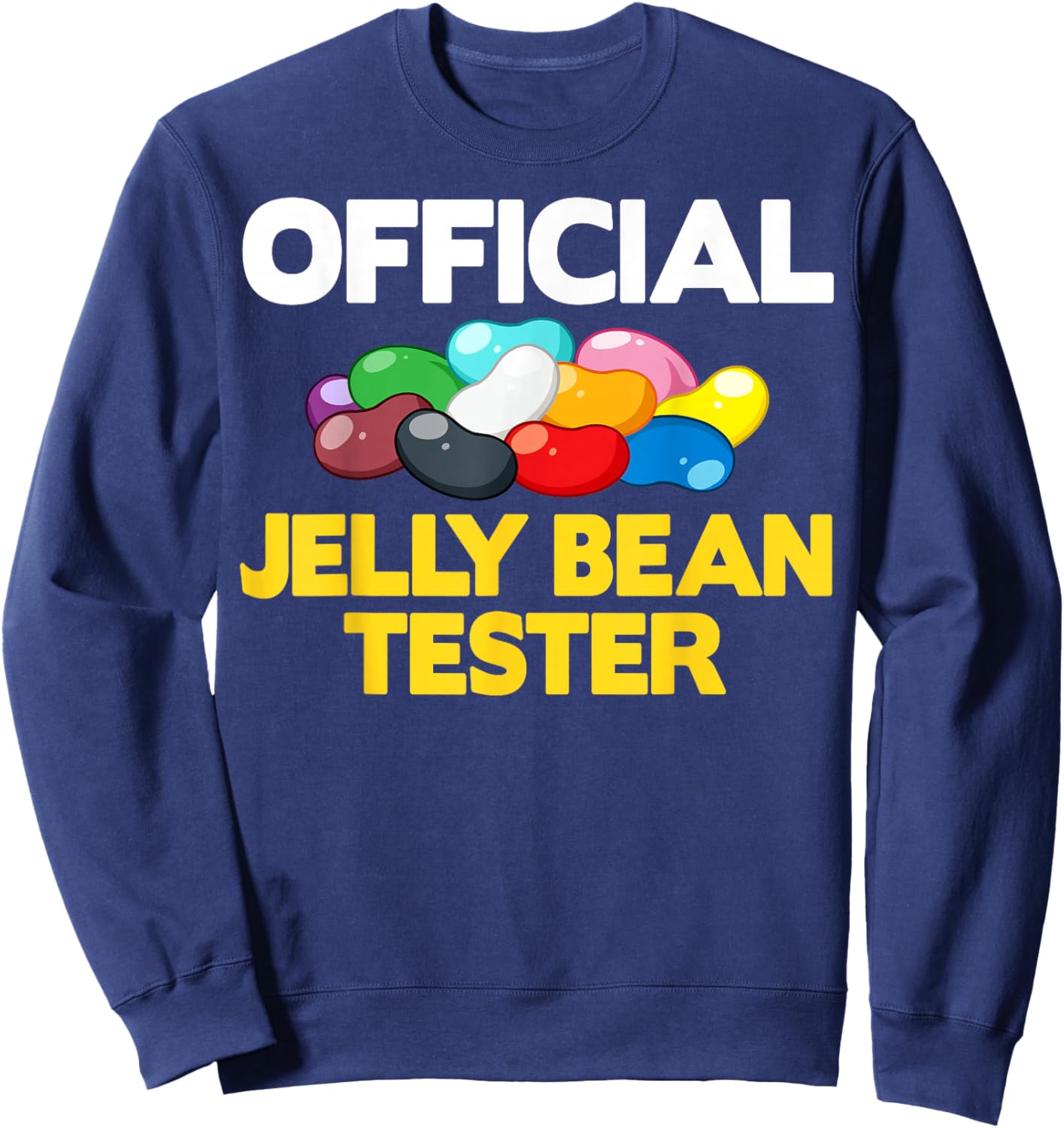 Jelly Bean Candy Beans Vegan Sweatshirt - Sweatshirt | Navy