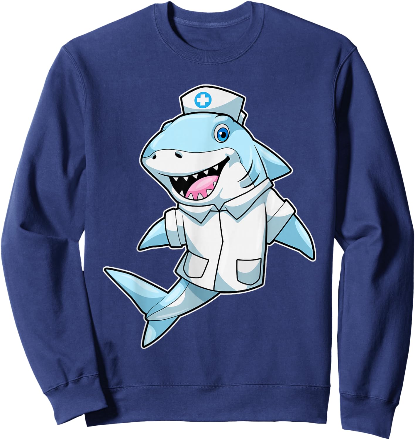 Shark Doctor Lab coat Sweatshirt - Sweatshirt | Navy