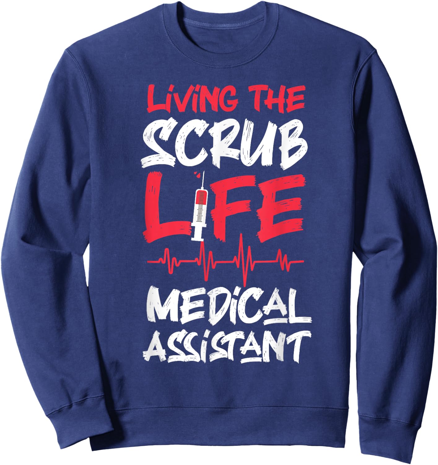 Certified Medical Assistant CMA Sweatshirt - Sweatshirt | Navy