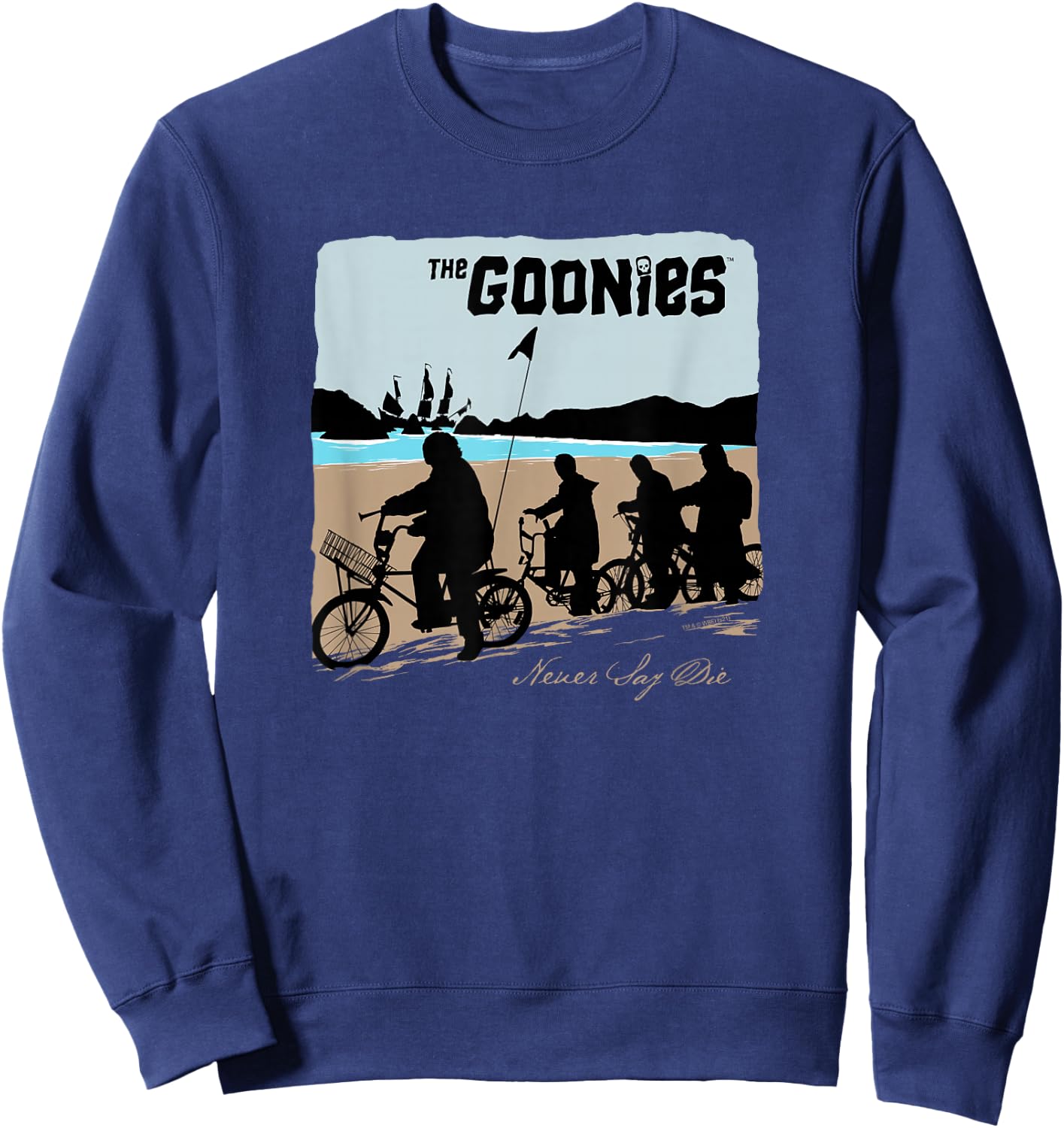 The Goonies Beach Silhouettes Sweatshirt - Sweatshirt | Navy