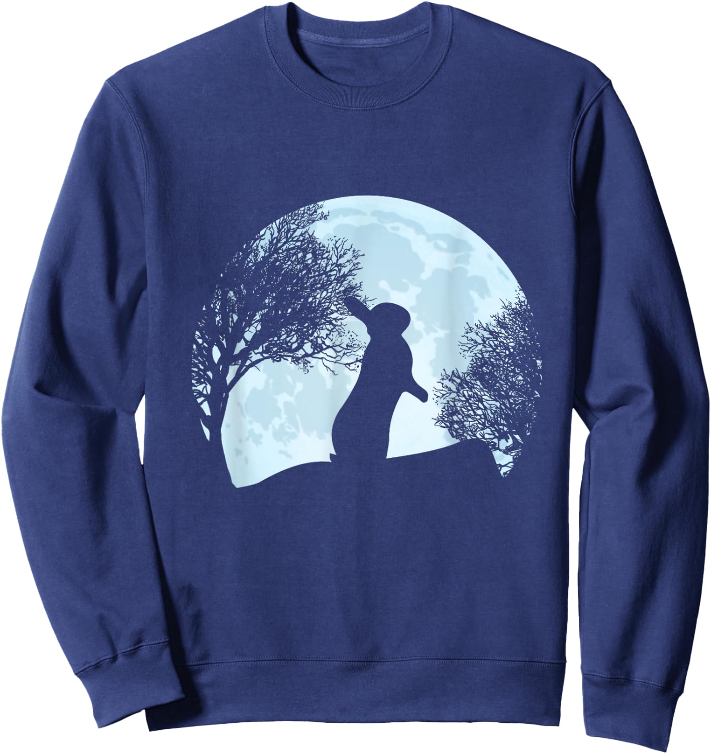 Easter Rabbit Blue Moon Sweatshirt - Sweatshirt | Navy