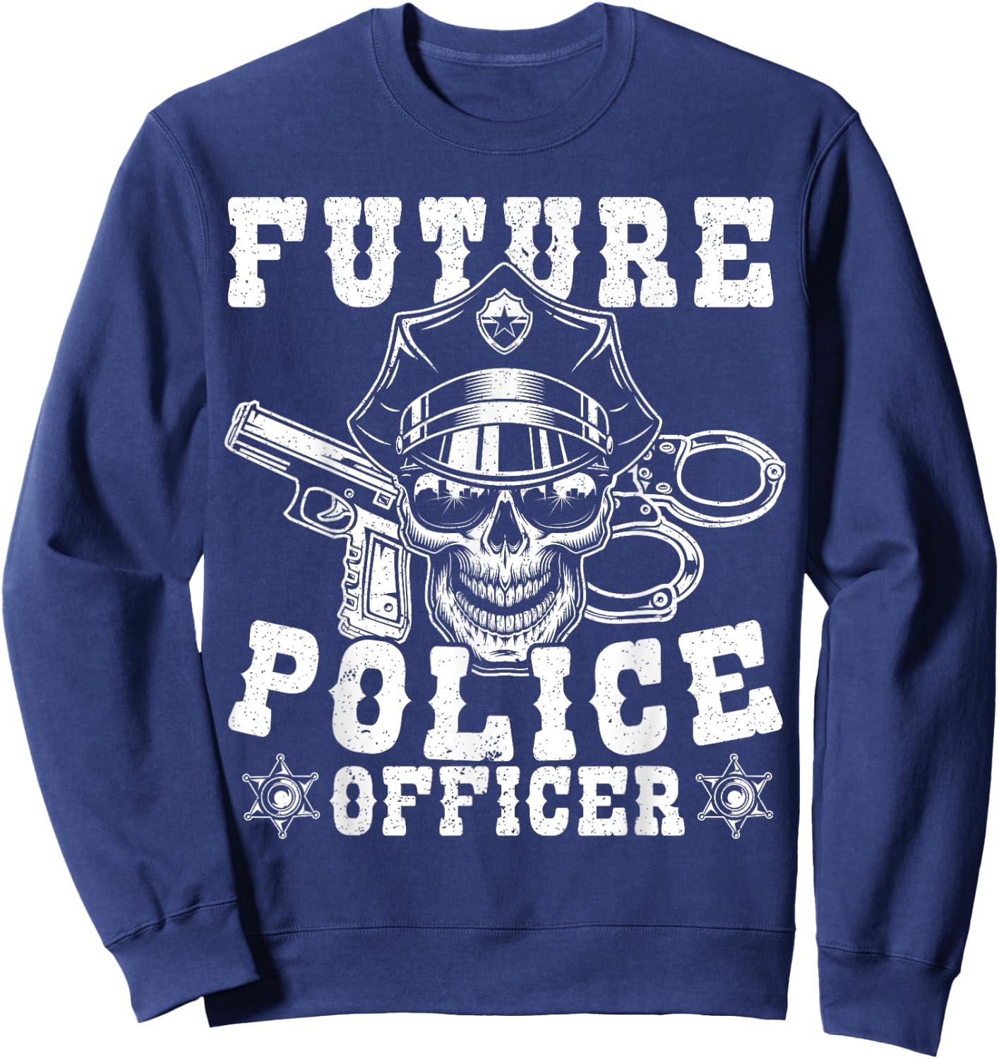 Future police officer Sweatshirt - Sweatshirt | Navy
