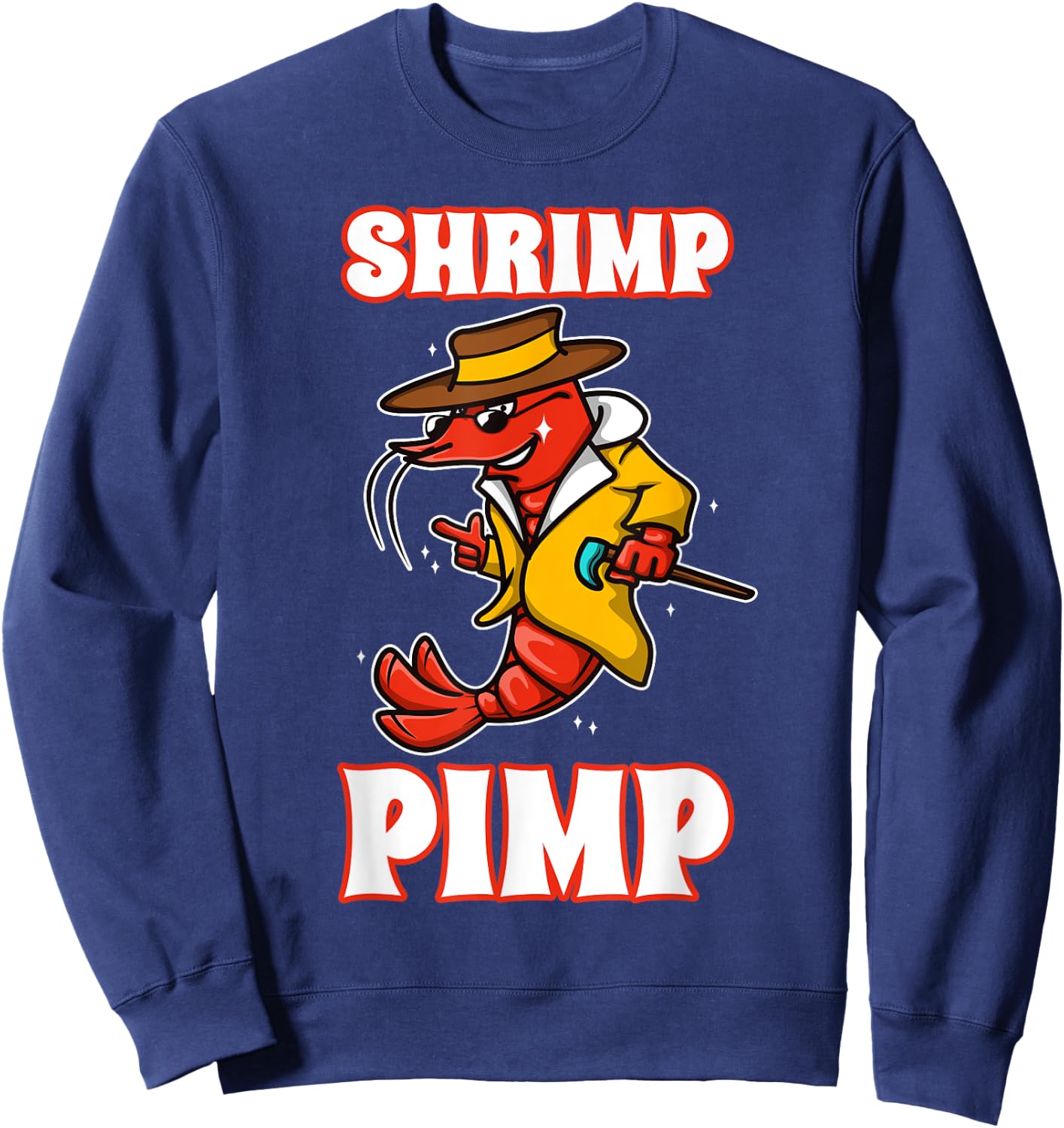 Shrimp Pimp Sweatshirt - Sweatshirt | Navy