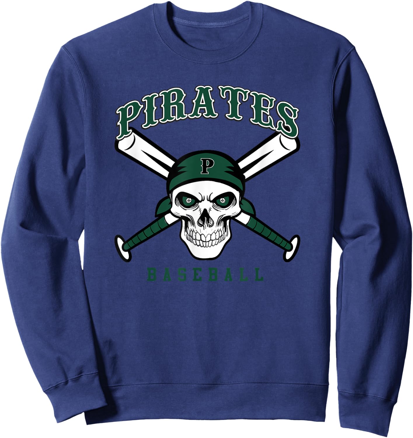 Poteet Pirates Baseball Sweatshirt - Sweatshirt | Navy