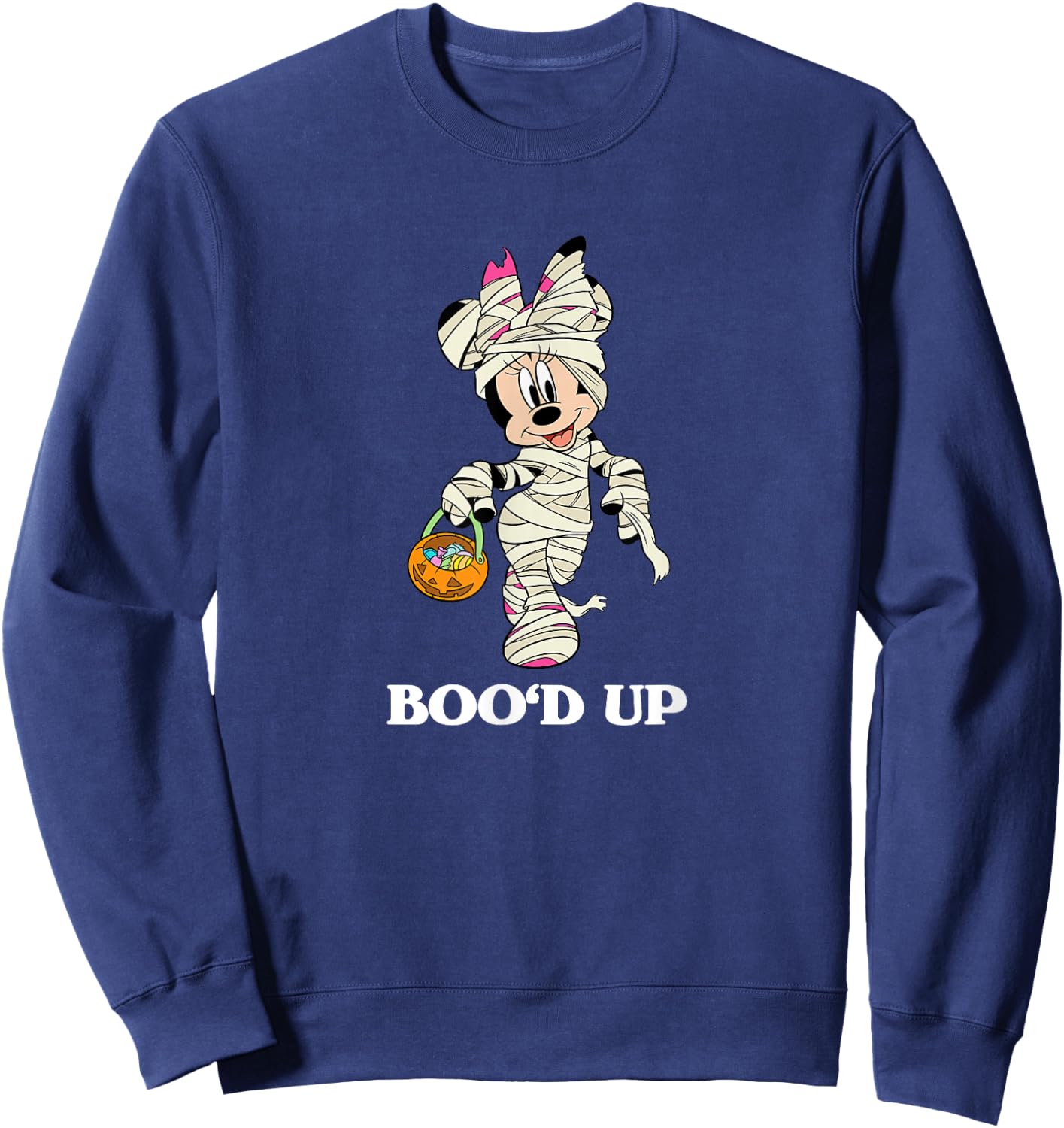 Disney - Halloween Minnie Boo'd Up Sweatshirt - Sweatshirt | Navy