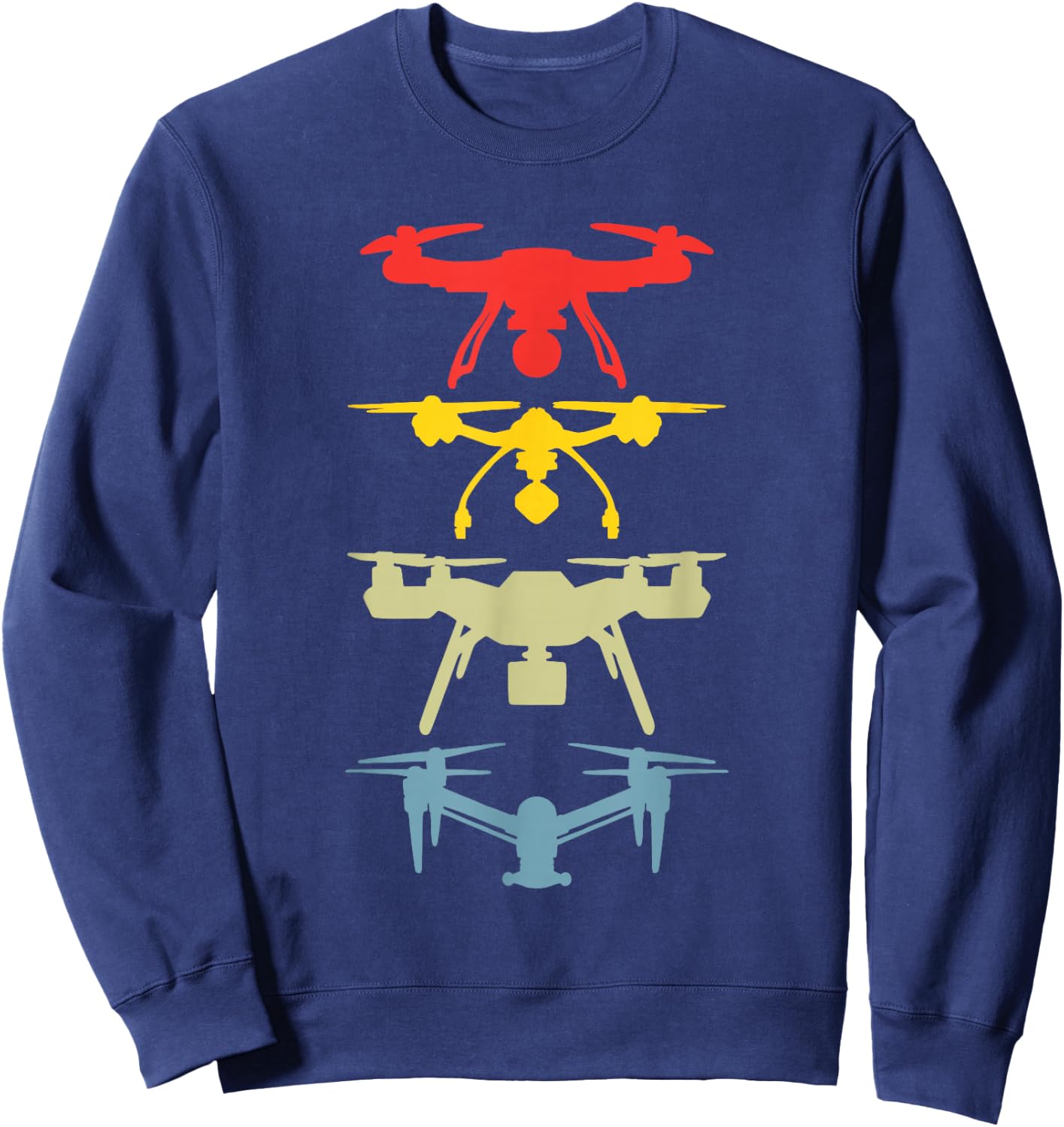 Drone Operator Quadcopter Racer FPV Racing Drone PIlot Sweatshirt - Sweatshirt | Navy
