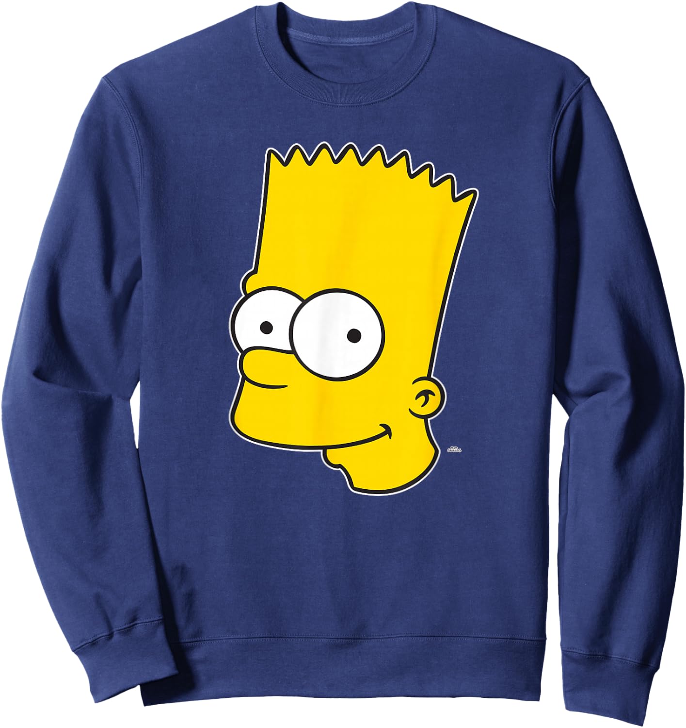 The Simpsons Bart Simpson Face Sweatshirt - Sweatshirt | Navy