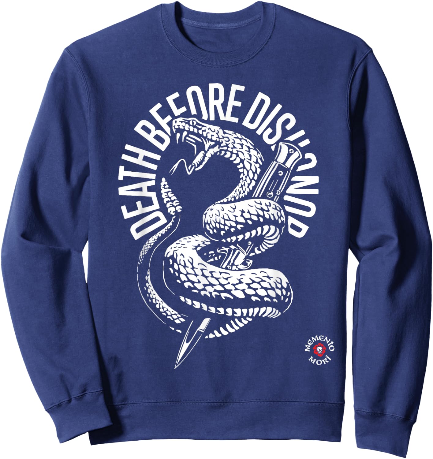 Death Dishonor - Memento Mori Sweatshirt - Sweatshirt | Navy