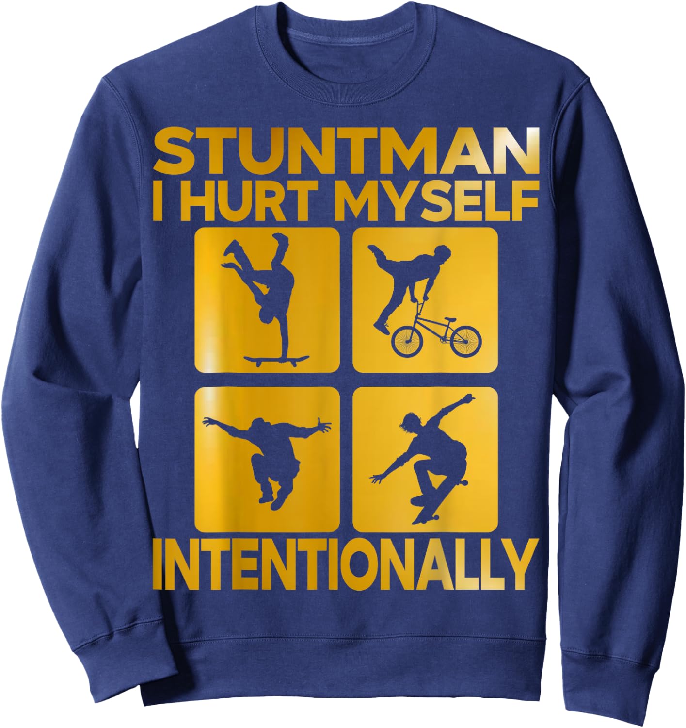 Stuntman Costume Skater Sweatshirt - Sweatshirt | Navy