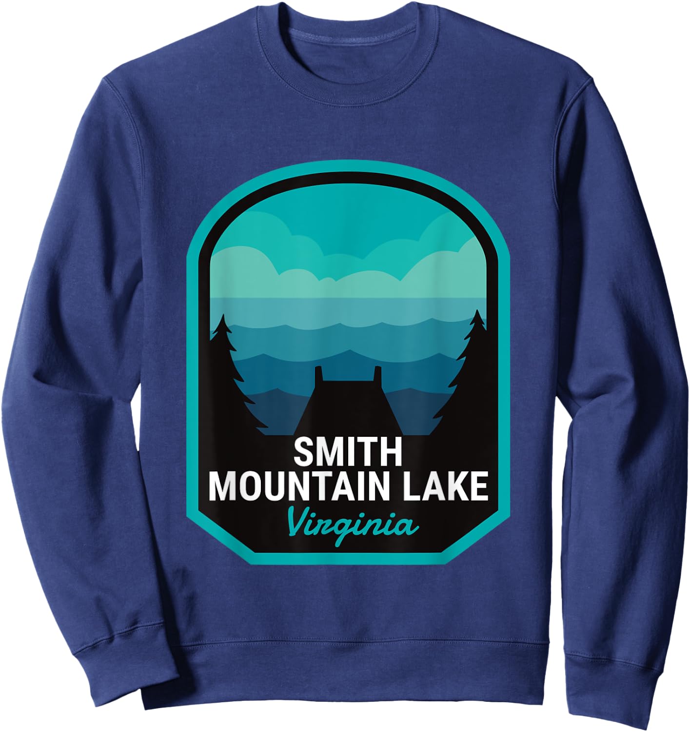 Smith Mountain Lake Virginia Summer Women Kids Sweatshirt - Sweatshirt | Navy
