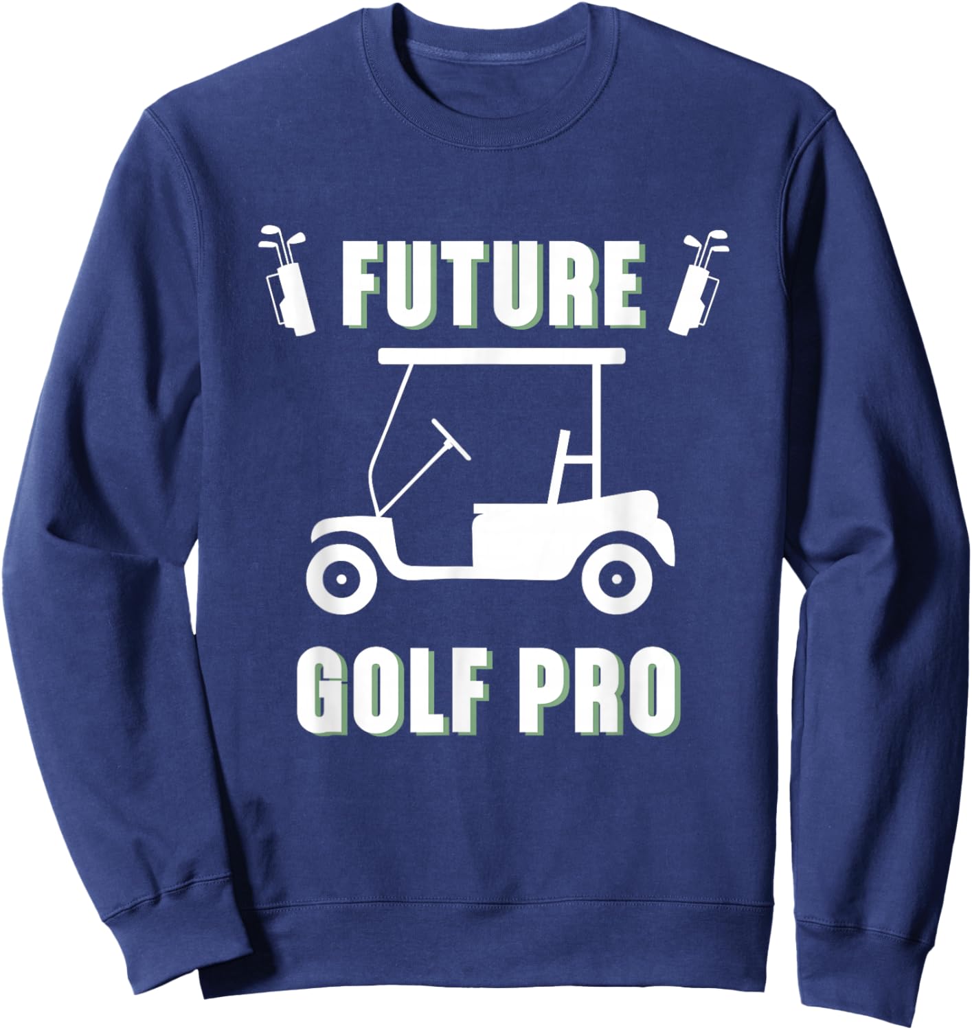 Future Golf Pro Golfer Sports Player Sweatshirt - Sweatshirt | Navy