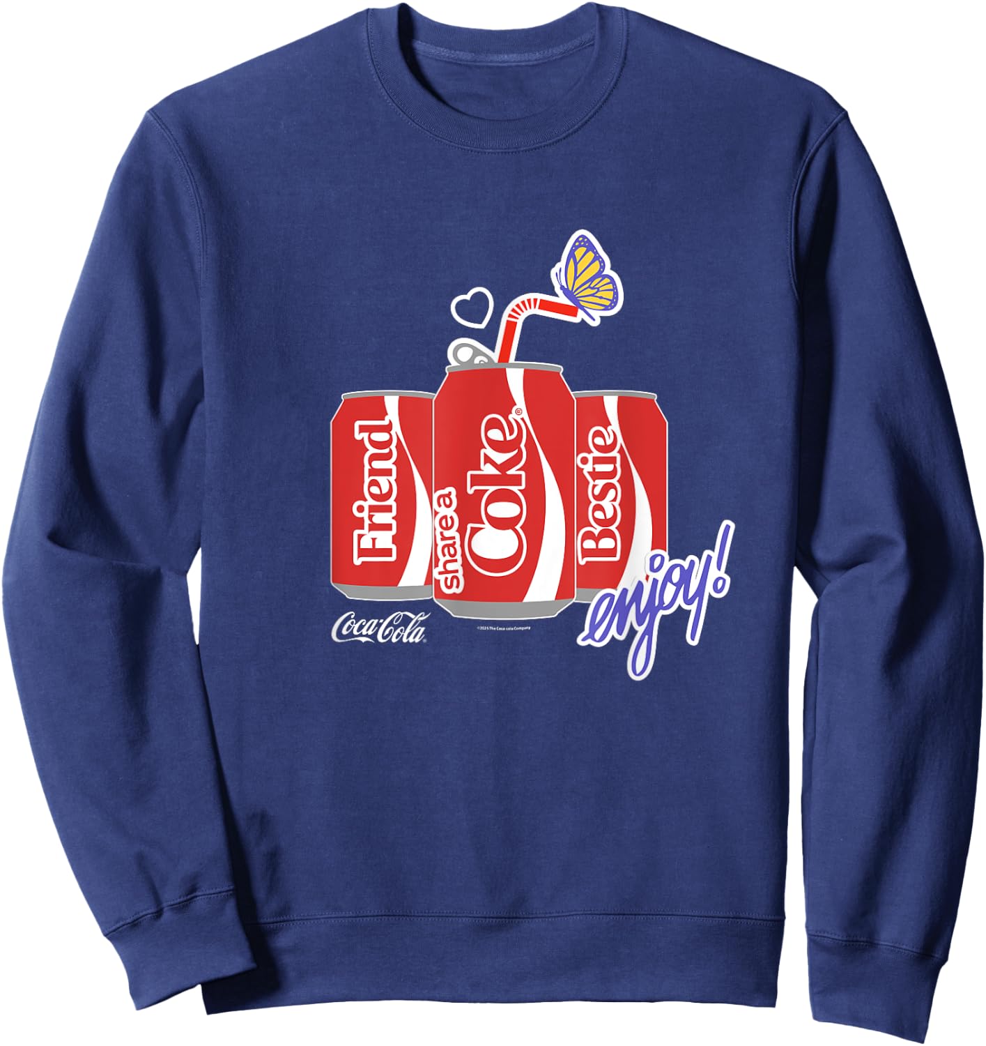 Coca-Cola Share A Coke Besties Sweatshirt - Sweatshirt | Navy