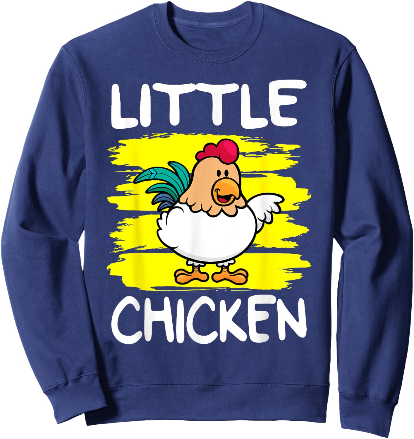 Little Chicken I Kids I Toddler Chicken Sweatshirt - Sweatshirt | Navy