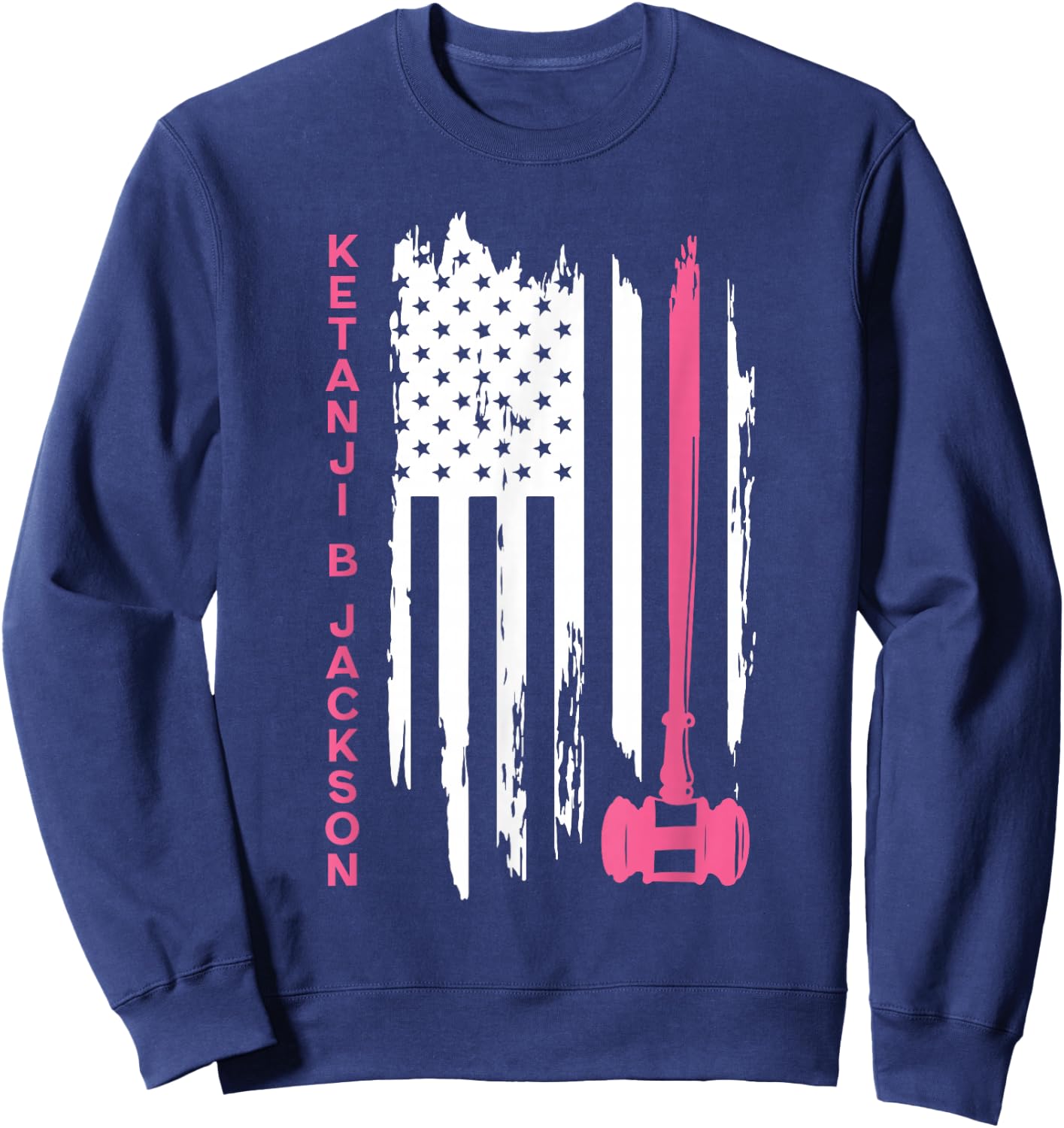 Judge Ketanji Brown Jackson KBJ Court Judge Scottus Sweatshirt - Sweatshirt | Navy