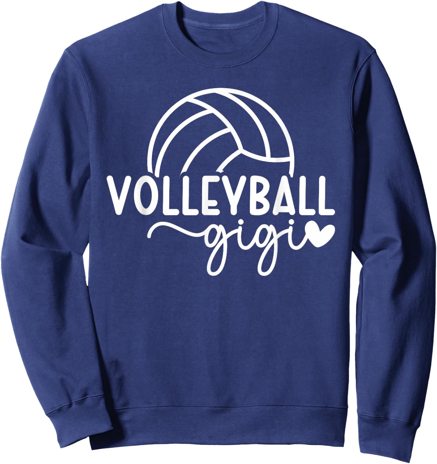 Volleyball Gigi Proud Gigi Of A Volleyball Player Gigi Sweatshirt - Sweatshirt | Navy