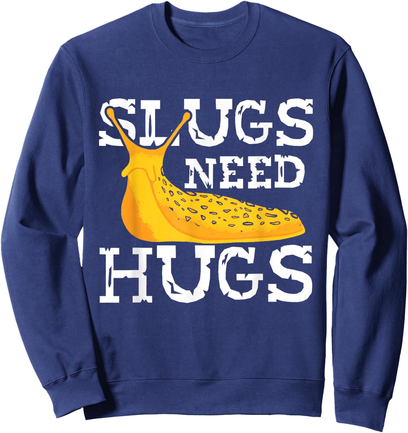 Banana Slug – Slug Species Science Banana Slug Expert Sweatshirt - Sweatshirt | Navy