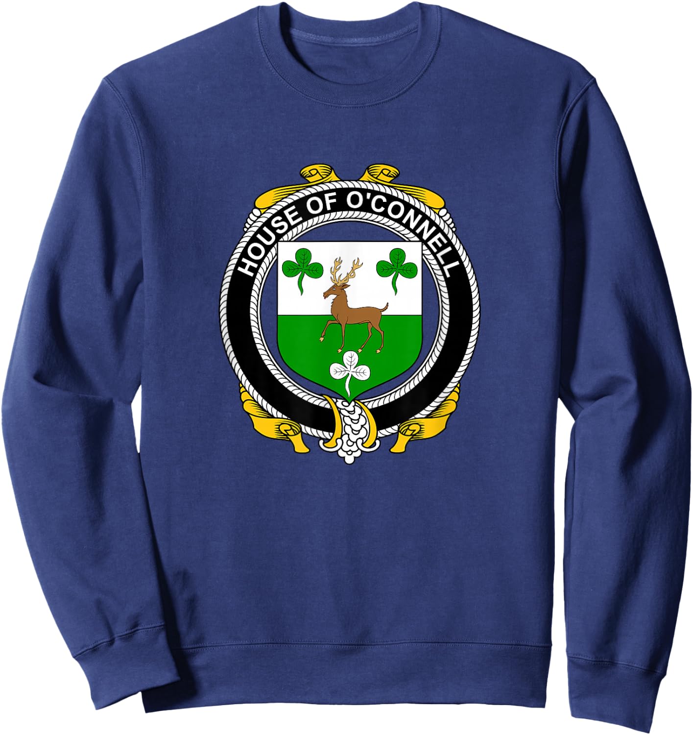 O'Connell Coat of Arms - Family Crest Sweatshirt - Sweatshirt | Navy