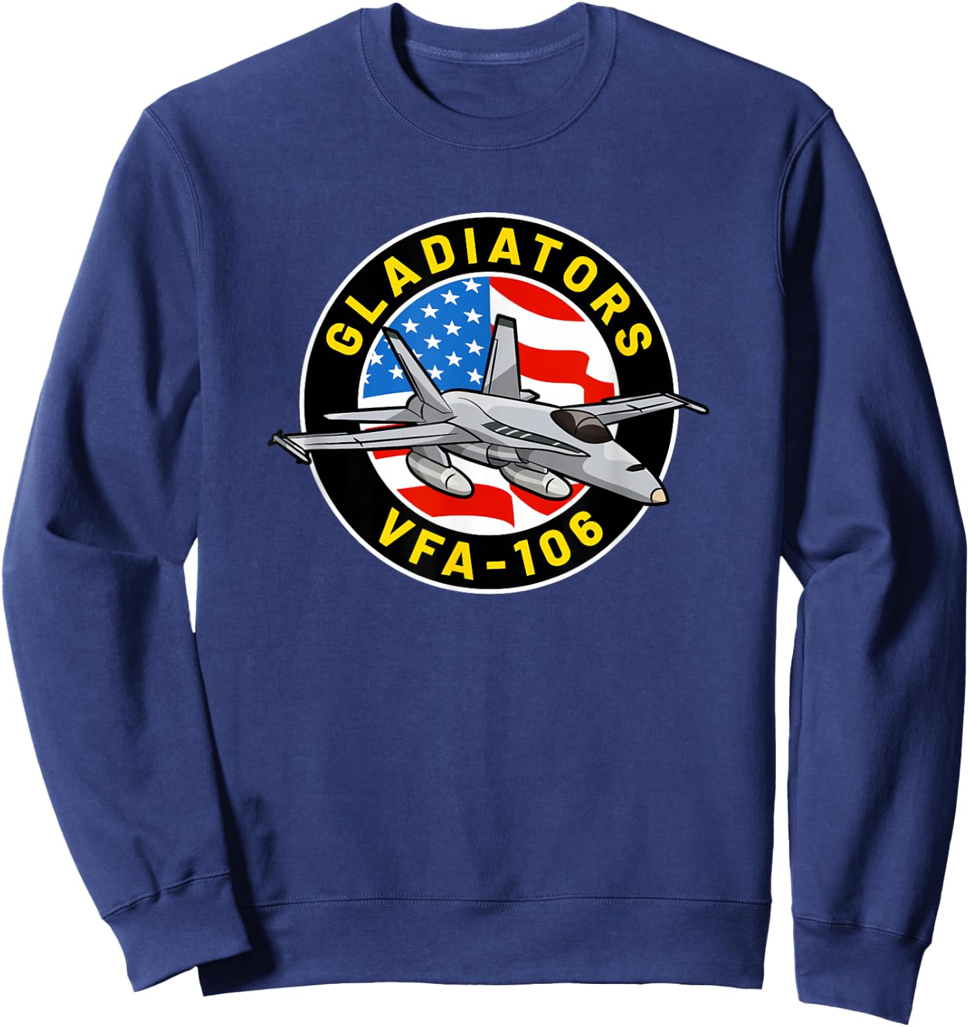 VFA-106 Squadron F-18 Super Hornet Sweatshirt - Sweatshirt | Navy