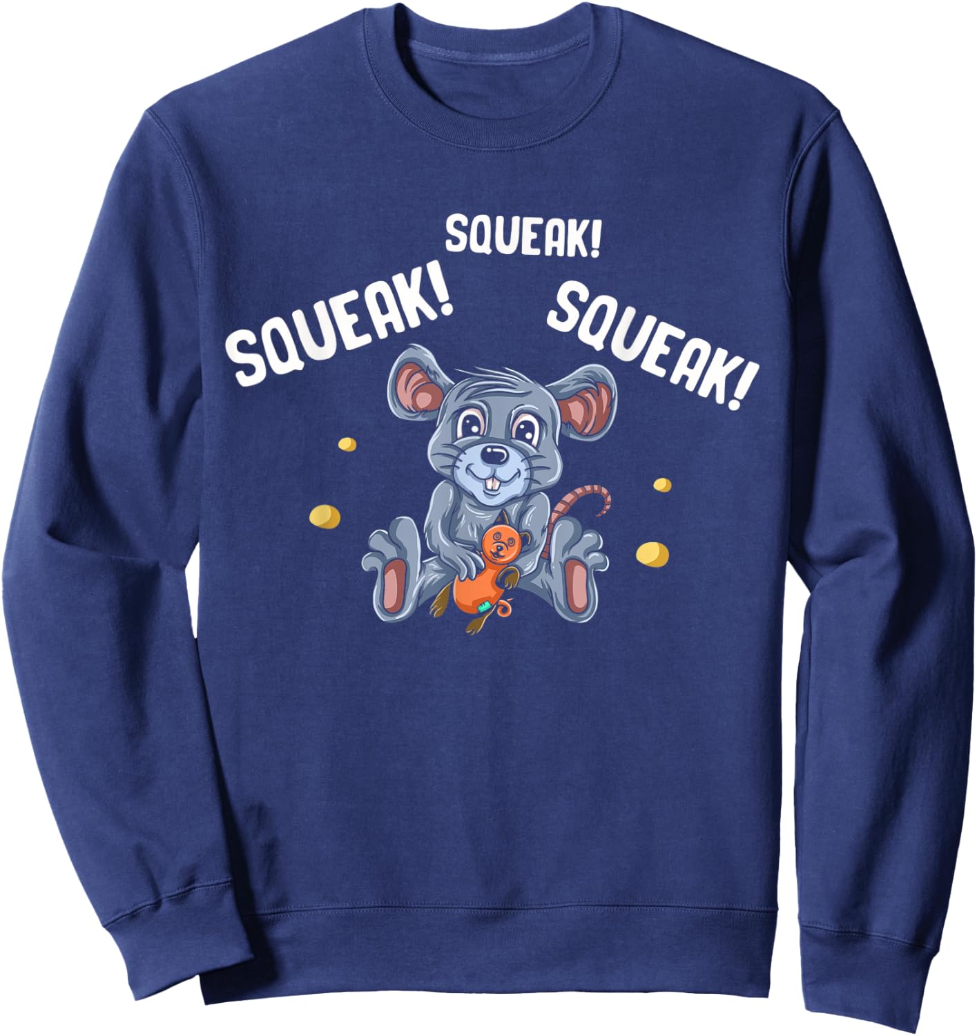 Mouse Gifts For Kids Maus Rodent Ratón Mouse Lovers Gerbil Sweatshirt - Sweatshirt | Navy