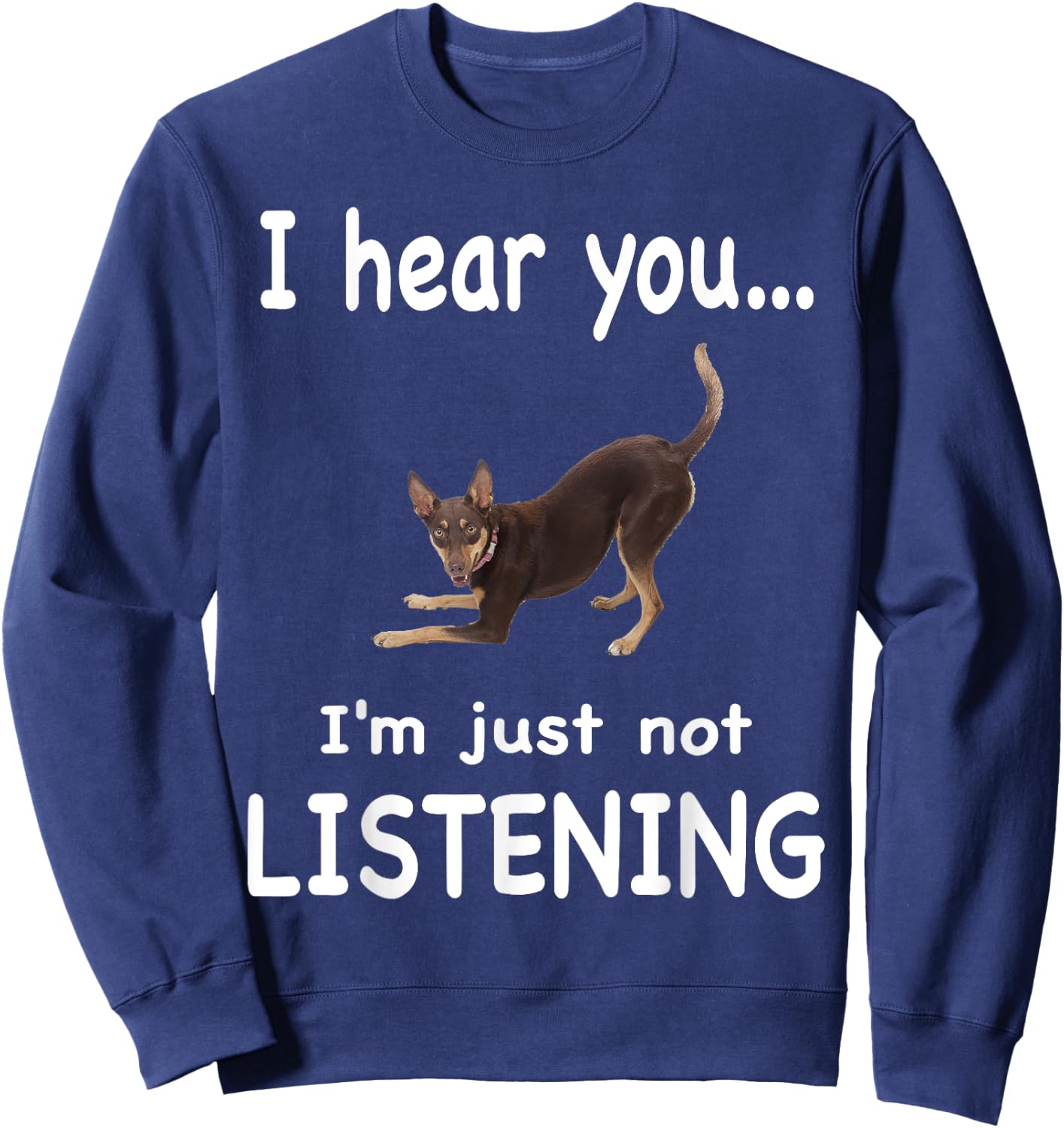 Kelpie Dog - Kelpie Men Women Sweatshirt - Sweatshirt | Navy