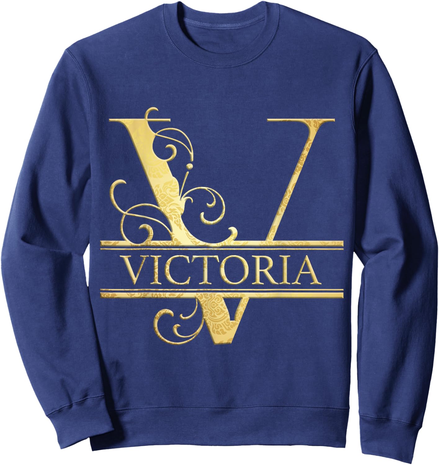 Victoria Name Sweatshirt - Sweatshirt | Navy