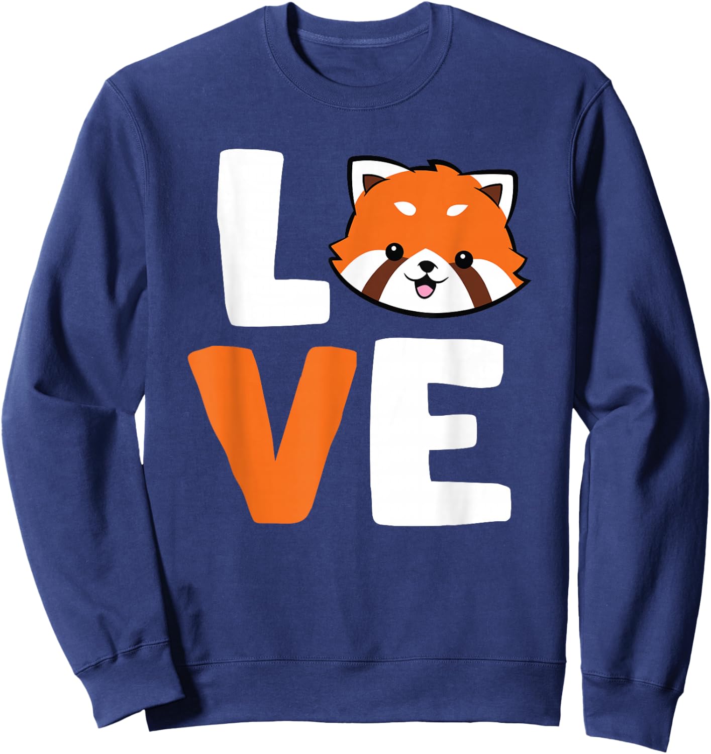 Red Panda Love Animal Red Panda Lover Sweatshirt - Sweatshirt | Navy