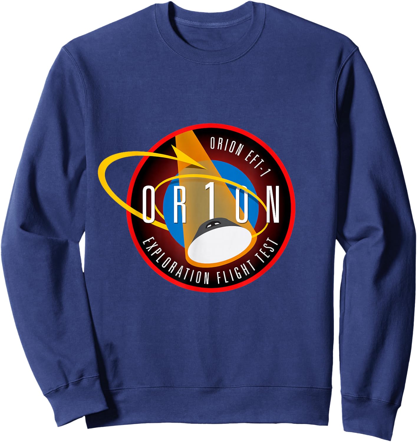 Orion ETF 1 Insignia Crew Spacecraft Patch Sweatshirt - Sweatshirt | Navy