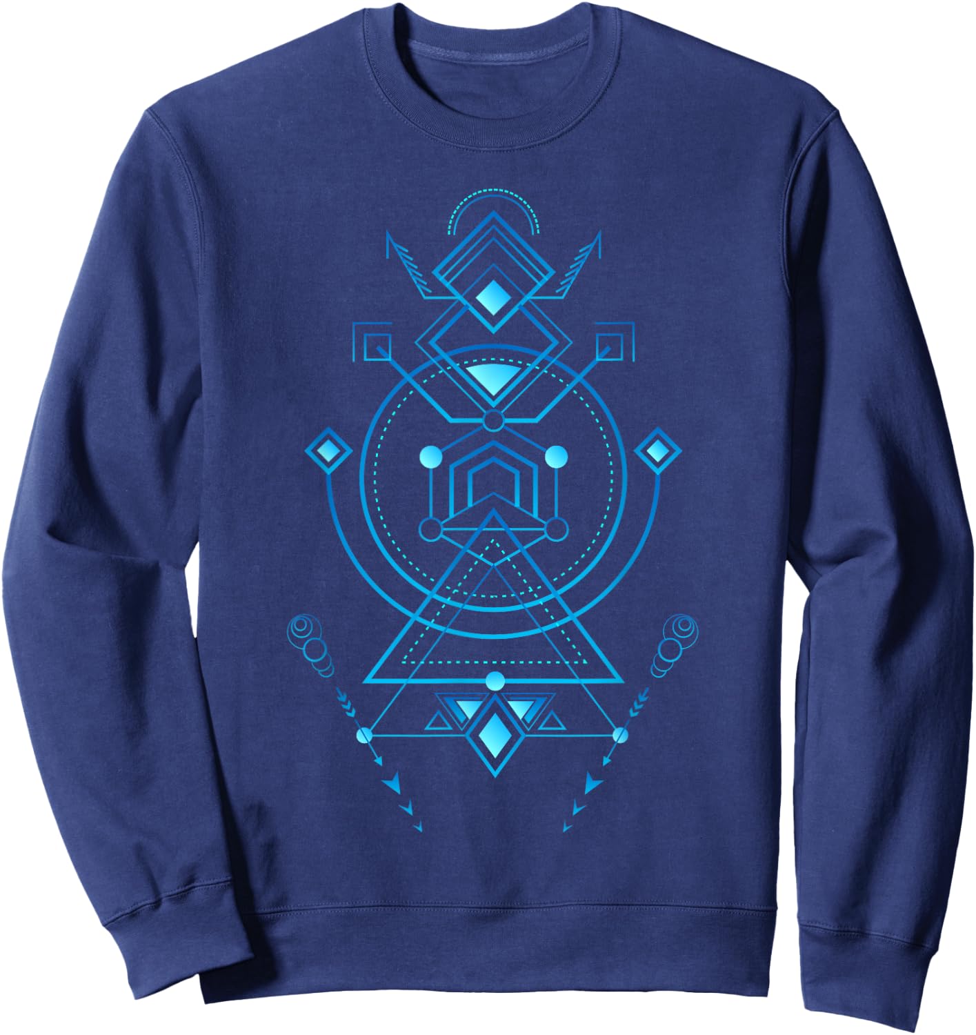 Sacred Geometry - Navajo Totem 2 Sweatshirt - Sweatshirt | Navy