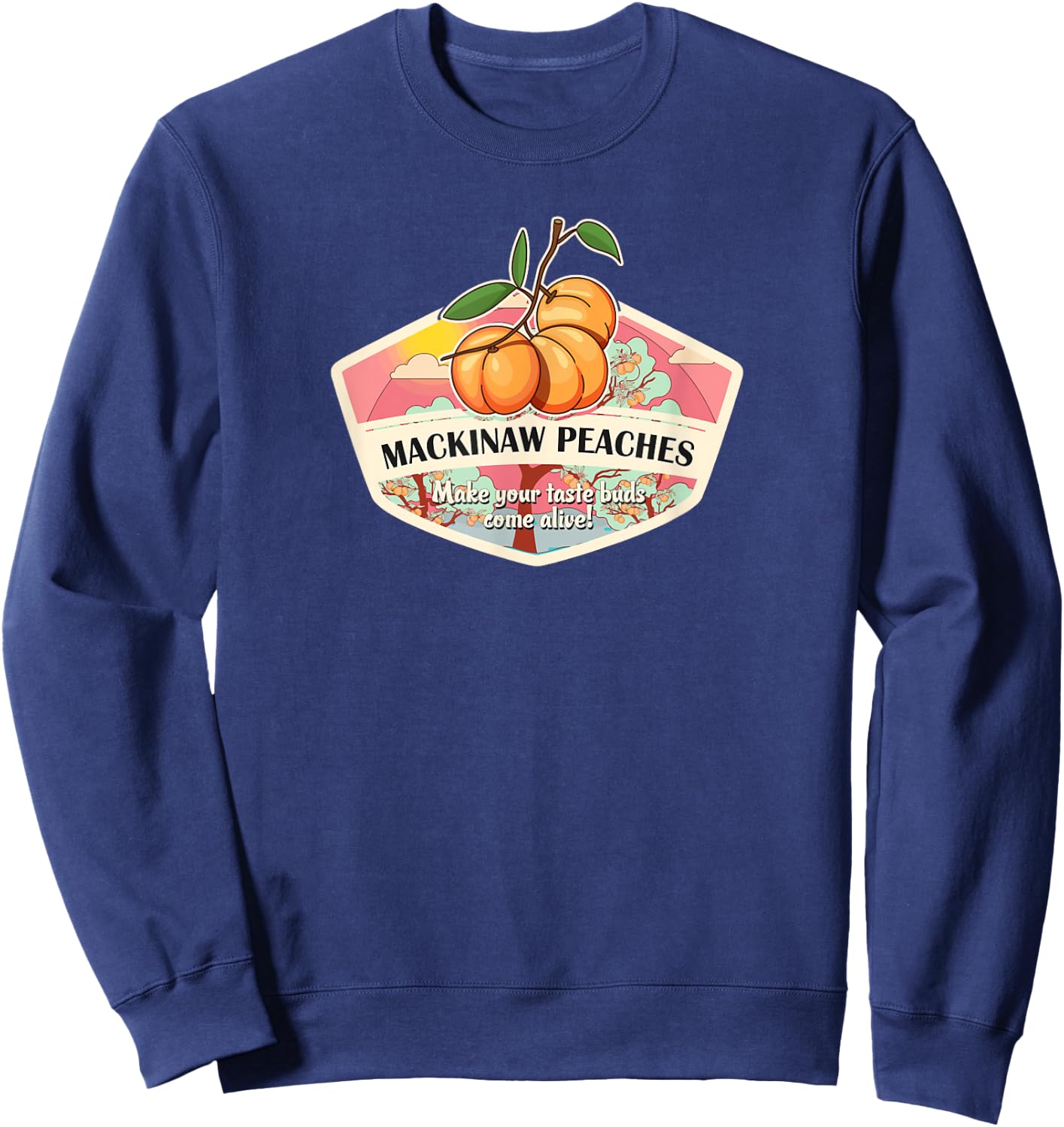 Mackinaw Peaches Sweatshirt - Sweatshirt | Navy