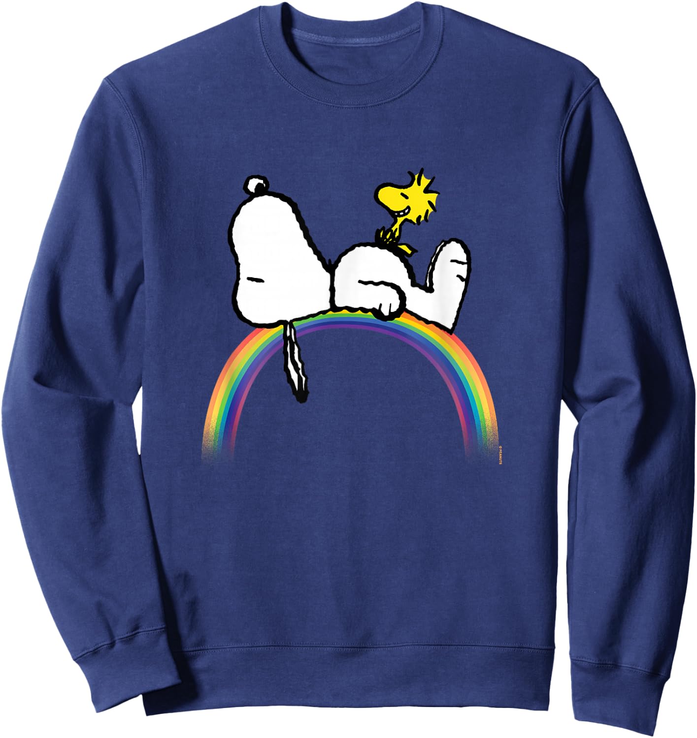 Peanuts - Snoopy Rainbow Sweatshirt - Sweatshirt | Navy