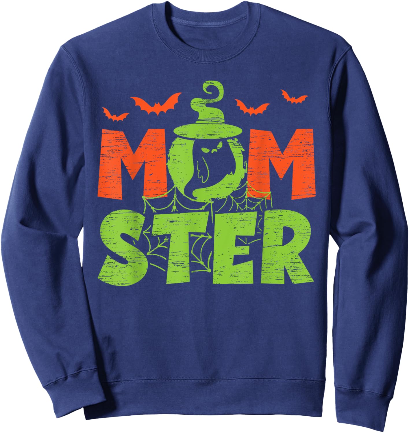 Momster Ghost Mom Monster Sweatshirt - Sweatshirt | Navy